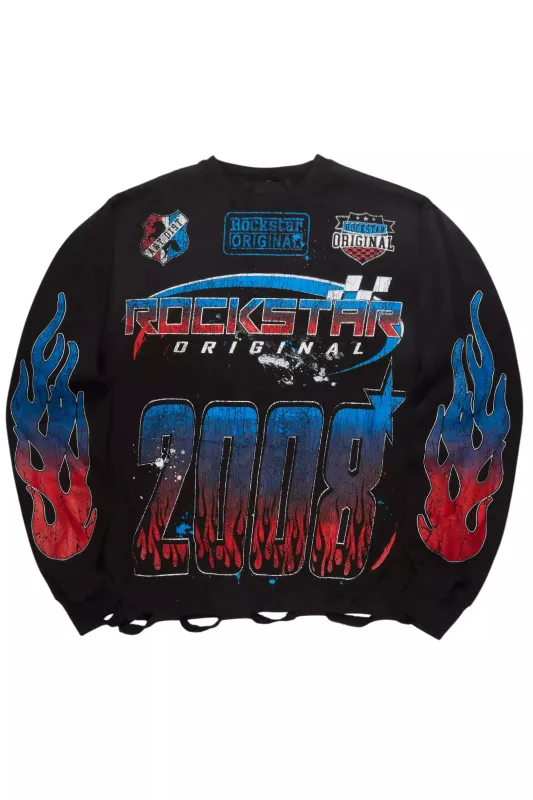 Amos Multi Graphic Crewneck sold by Rockstar Original