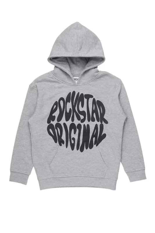 Boys Thierry Grey/Black Graphic Hoodie sold by Rockstar Original