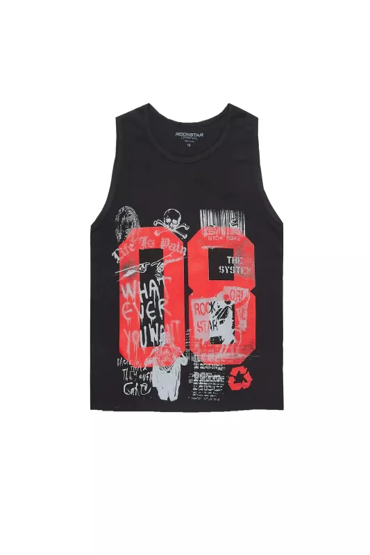 Boys Beau Black Tank Top sold by Rockstar Original