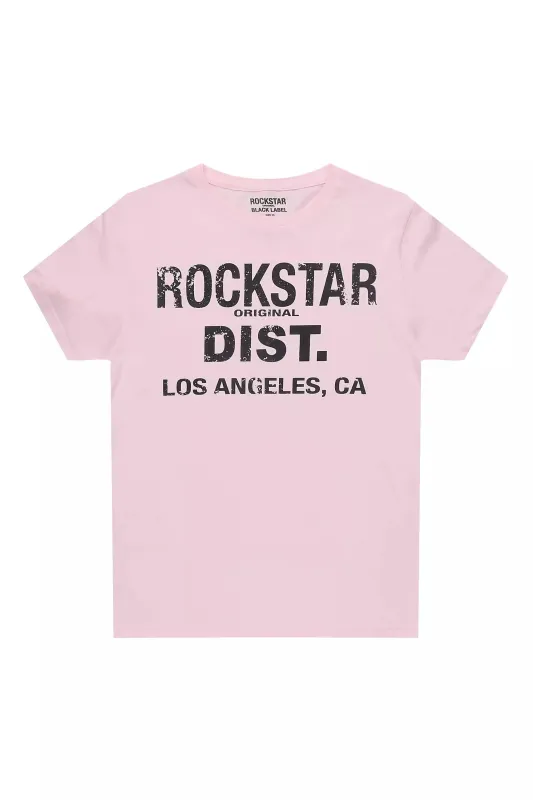 Girls Janny Light Pink Graphic T-Shirt sold by Rockstar Original