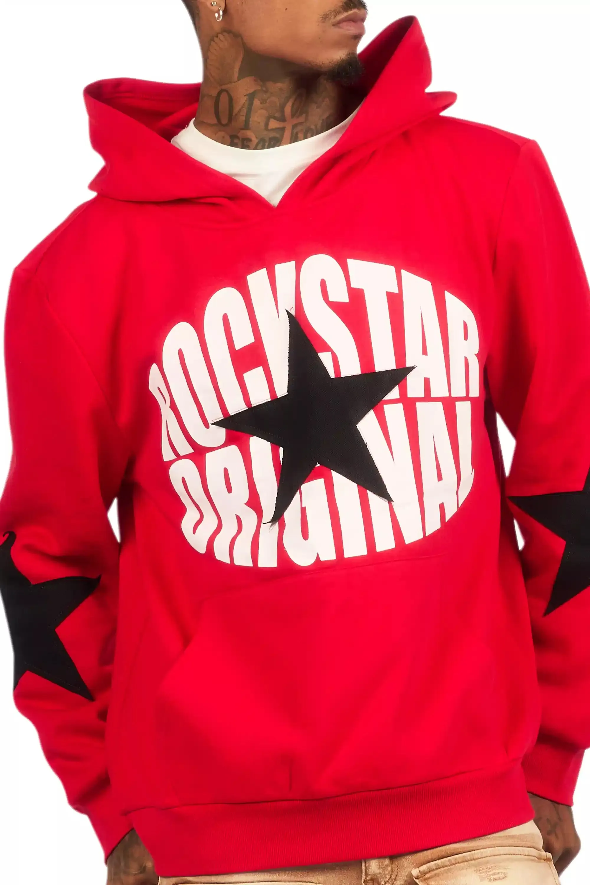 States 2.0 Red Graphic Hoodie sold by Rockstar Original product image thumbnail 3