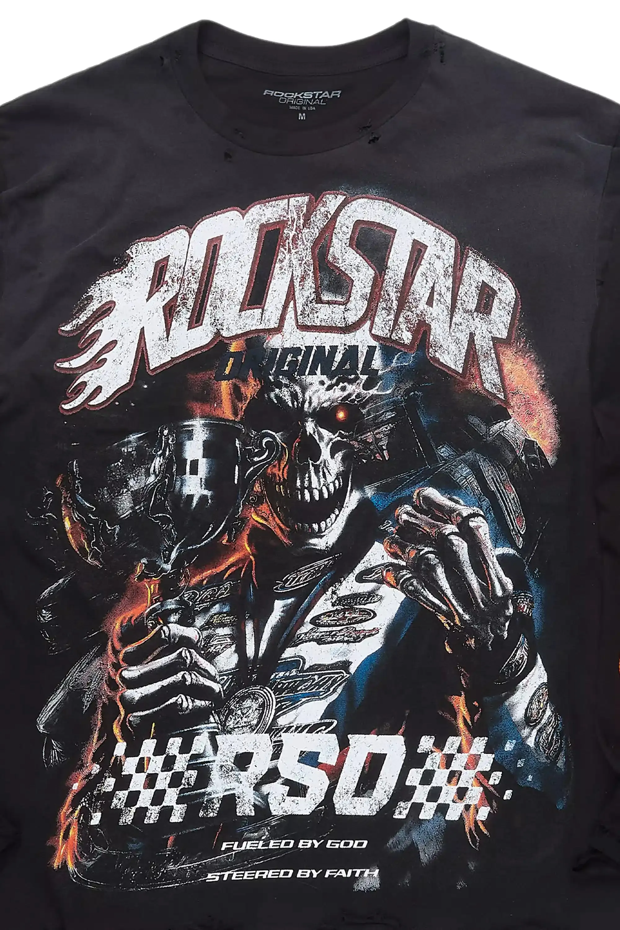 Blaek Black/Yellow Long Sleeve Graphic T-Shirt sold by Rockstar Original product image thumbnail 2