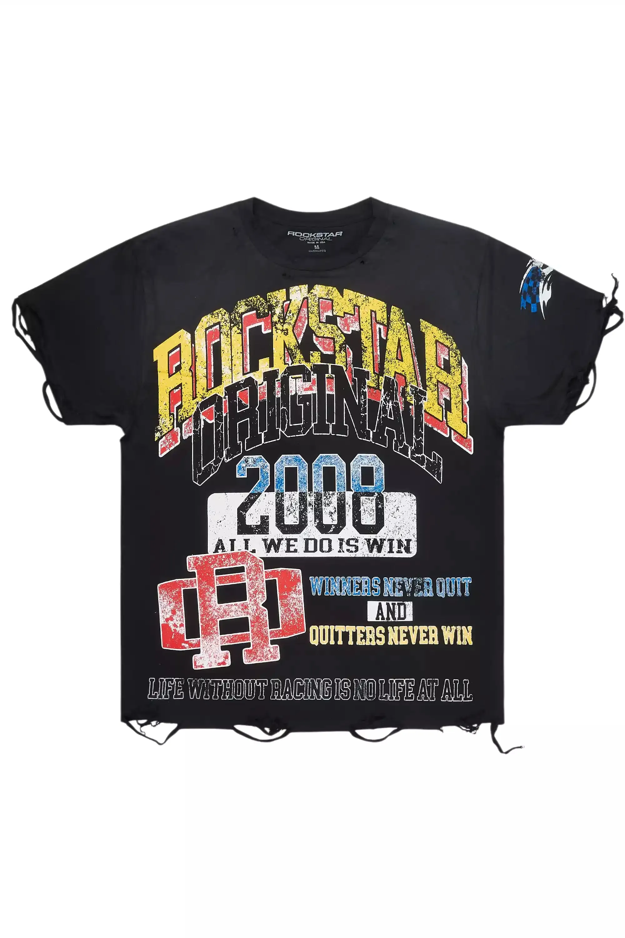 Tamikia Black Oversized T-Shirt sold by Rockstar Original