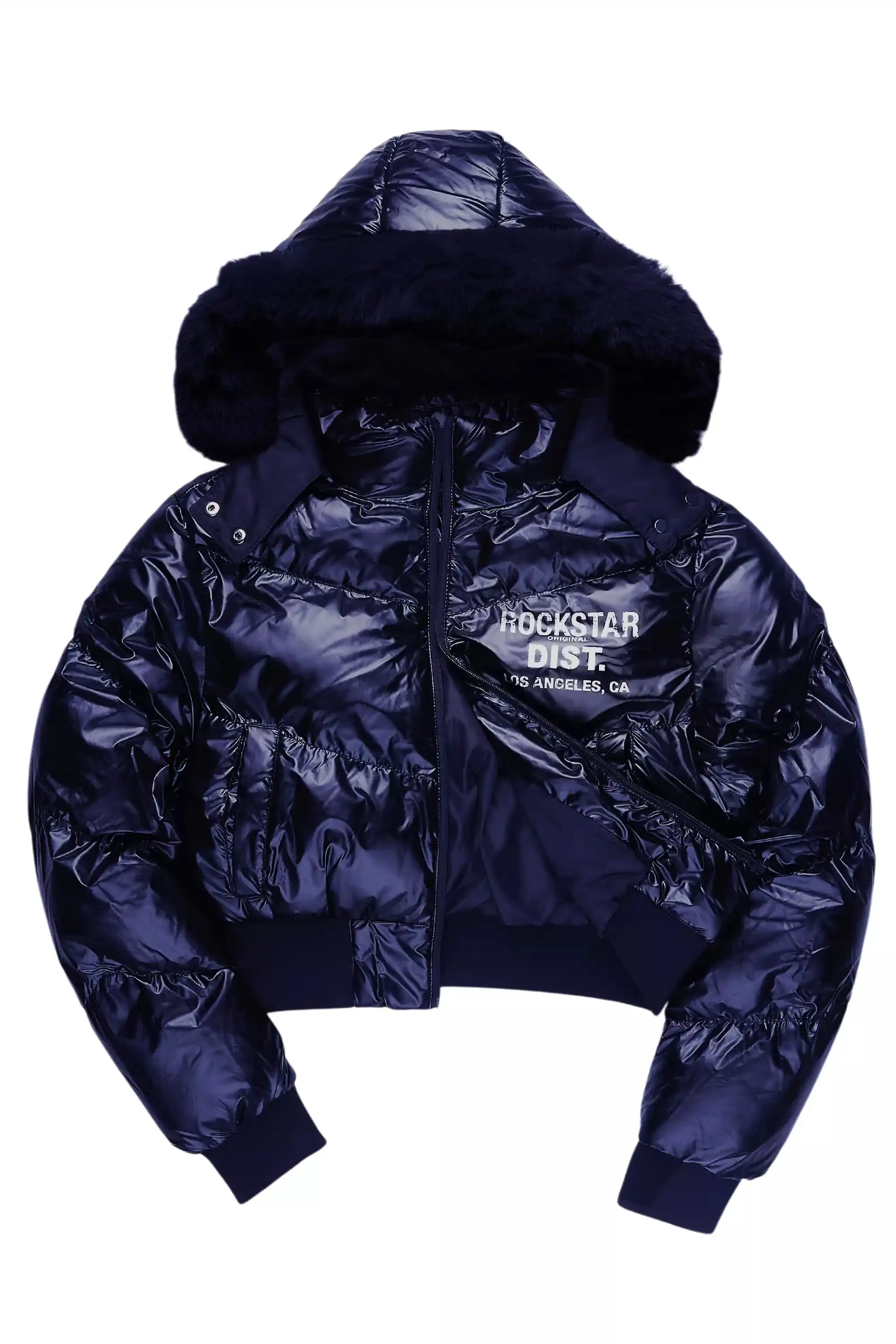 Moncia Navy Puffer Jacket sold by Rockstar Original product image thumbnail 2