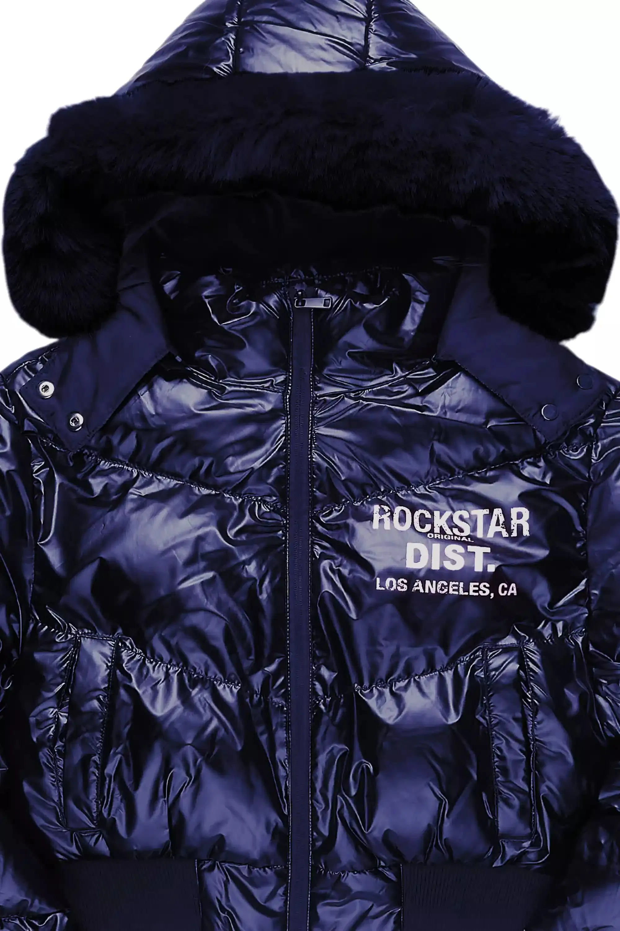 Moncia Navy Puffer Jacket sold by Rockstar Original product image thumbnail 3
