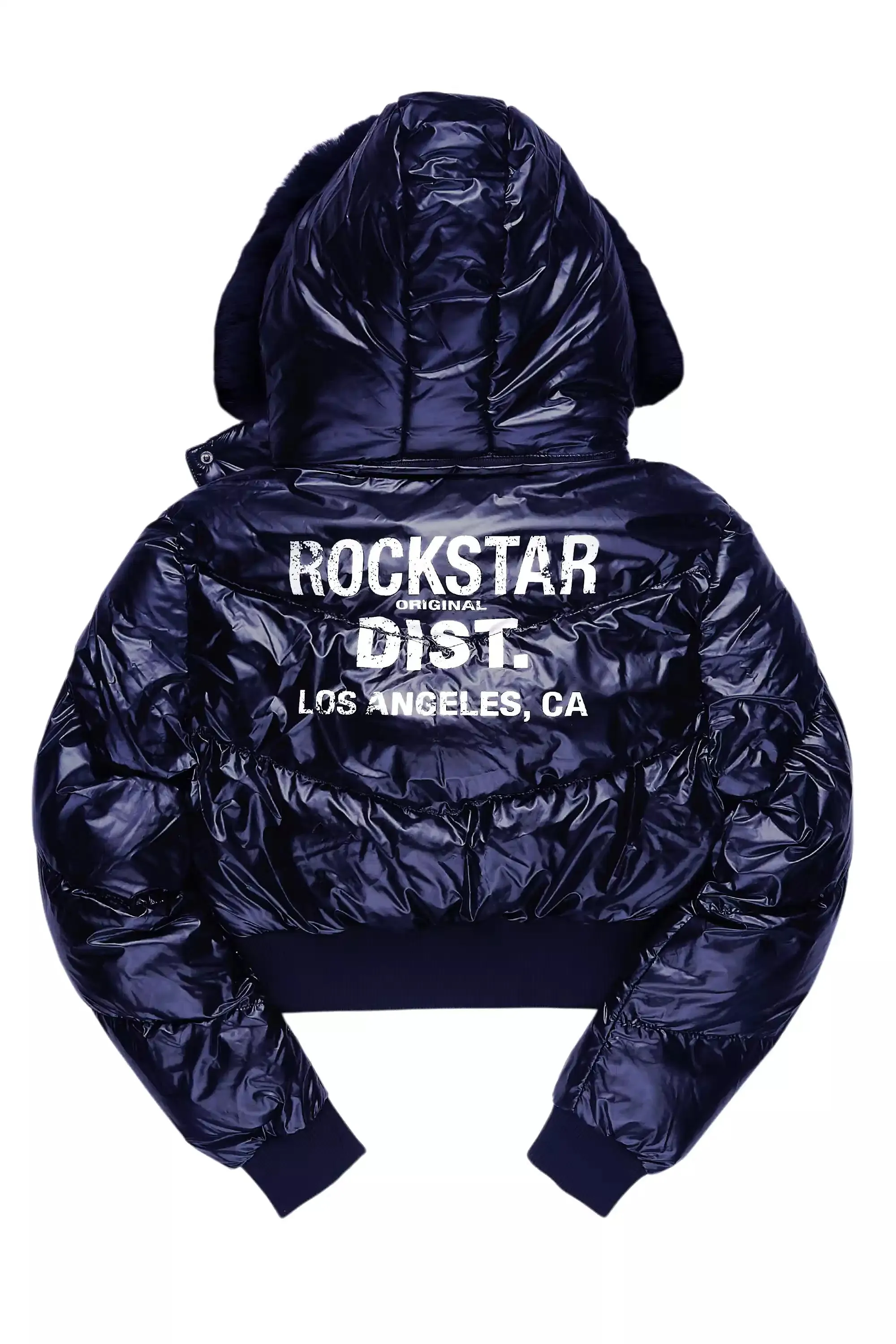 Moncia Navy Puffer Jacket sold by Rockstar Original product image thumbnail 4