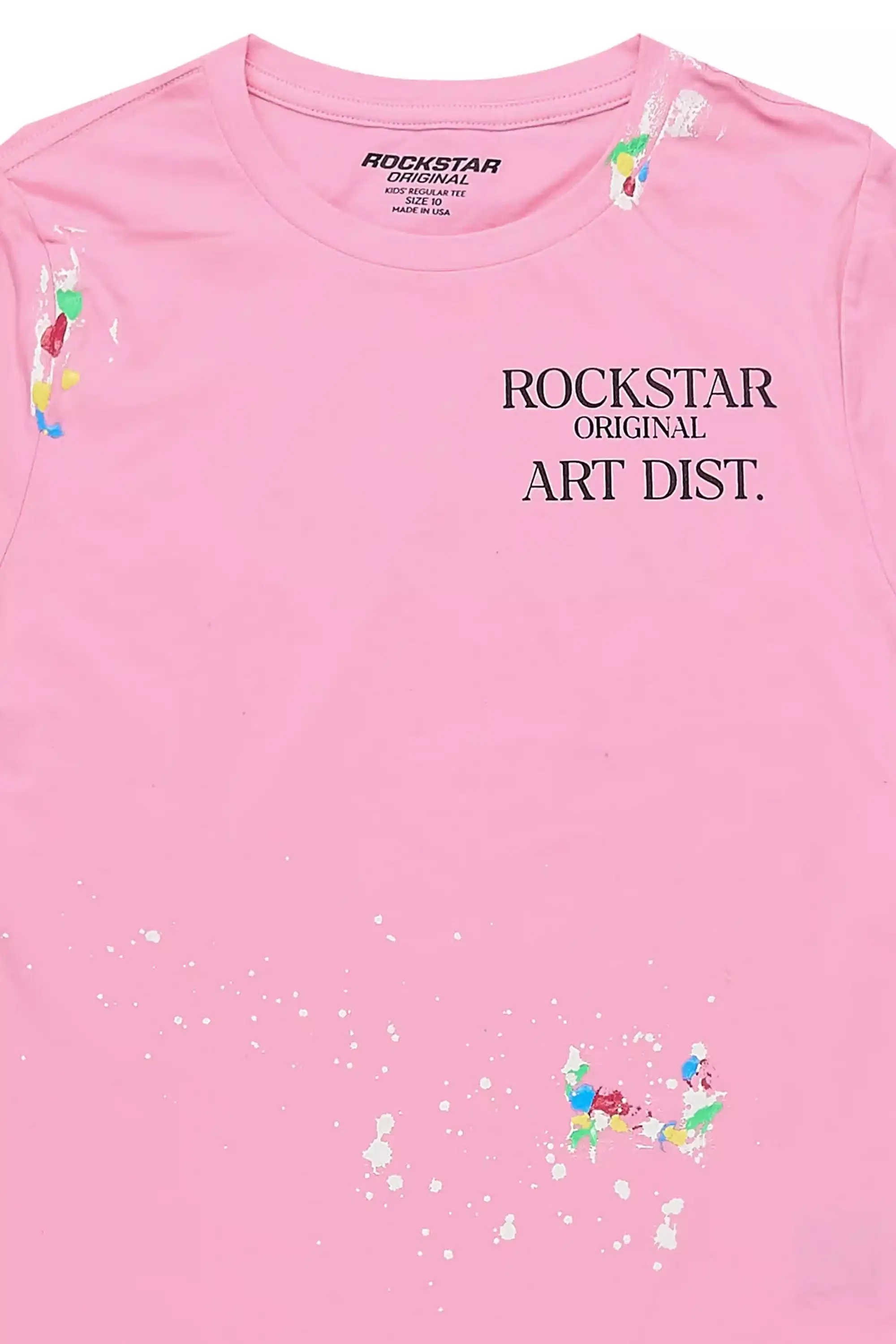 Boys Palmer Light Pink Graphic T-Shirt sold by Rockstar Original product image thumbnail 2