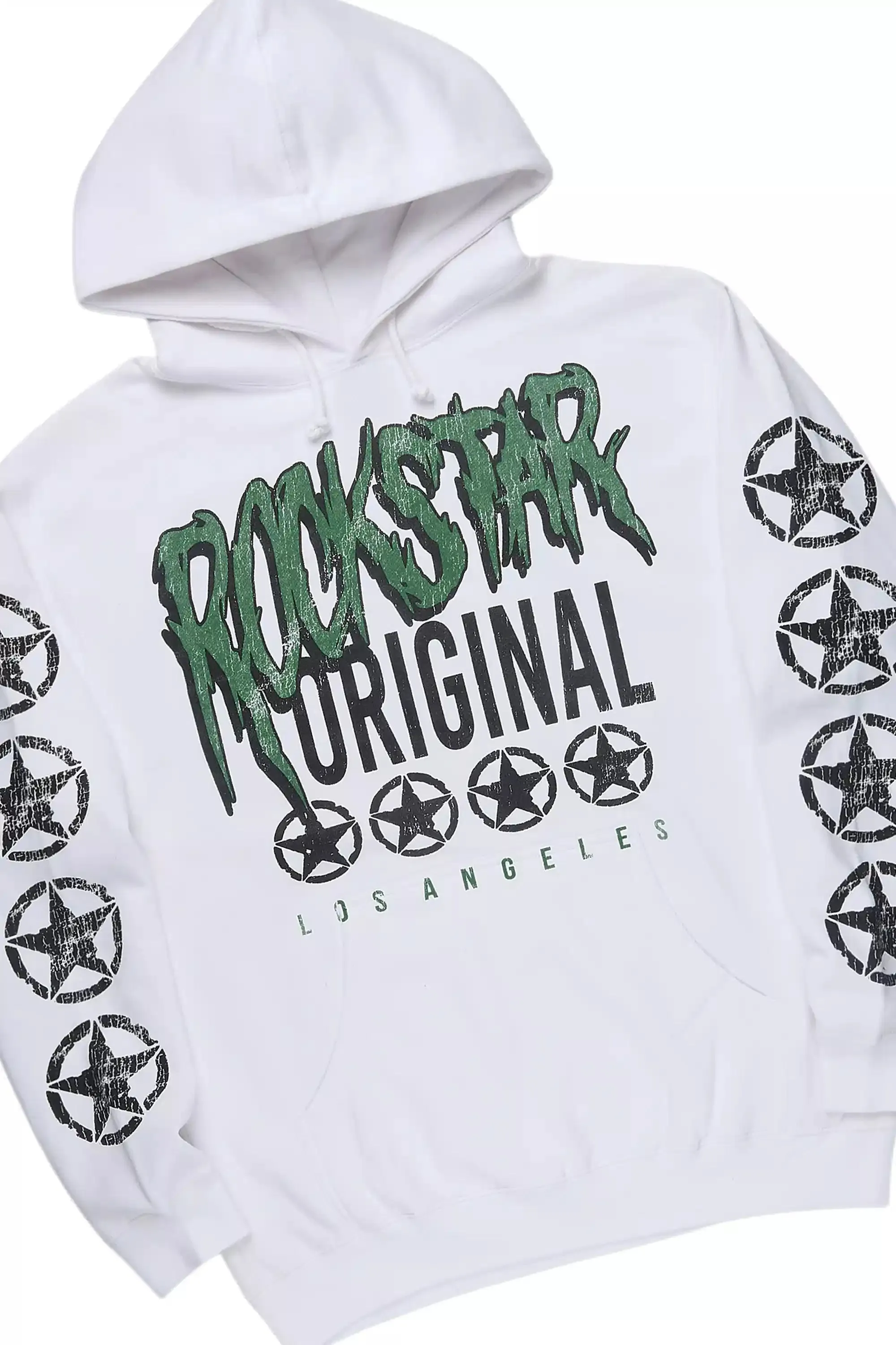 Wizzurd White/Green Hoodie Stacked Track Set sold by Rockstar Original product image thumbnail 2