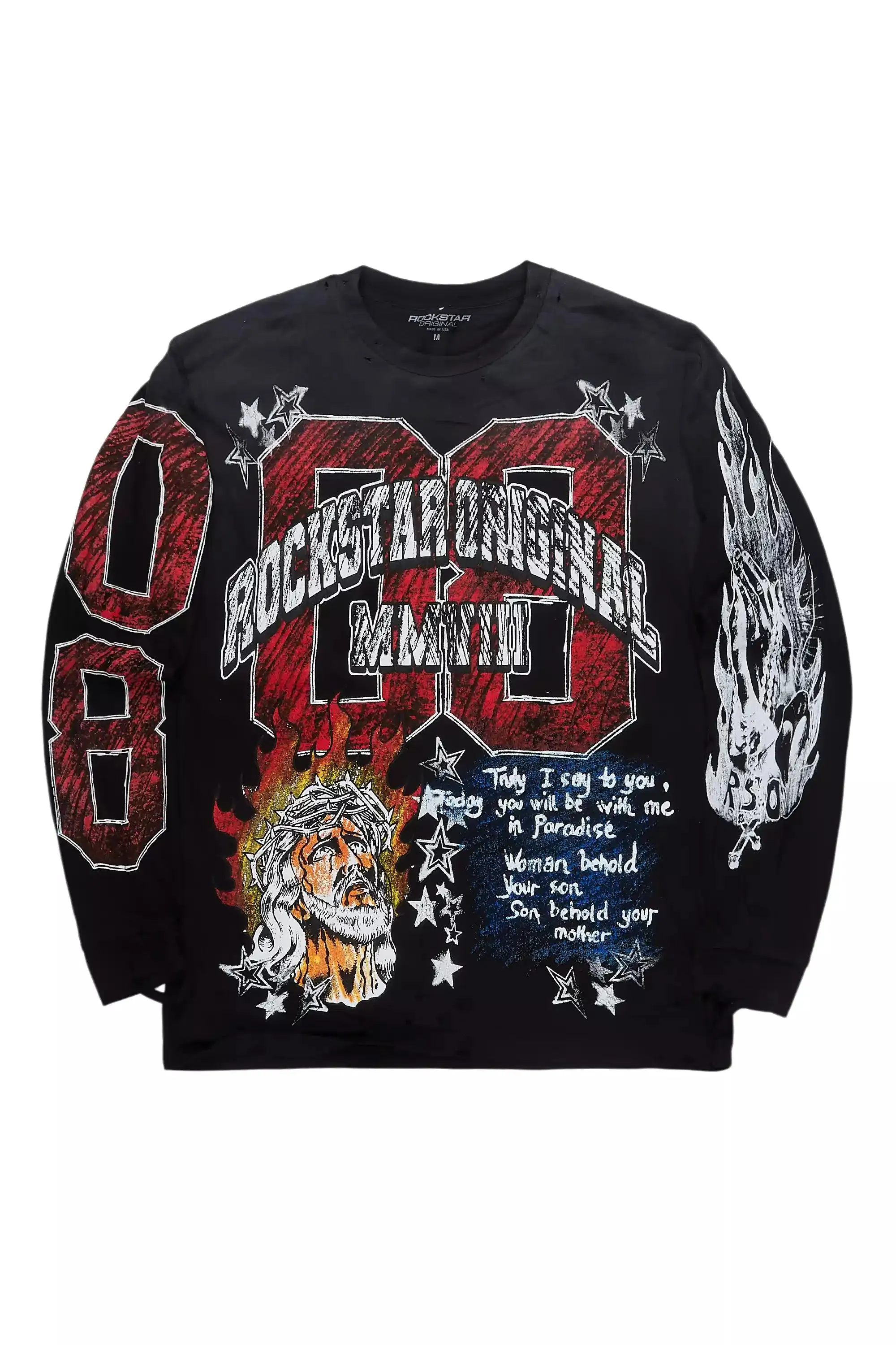 Shemar Black Long Sleeve T-Shirt sold by Rockstar Original