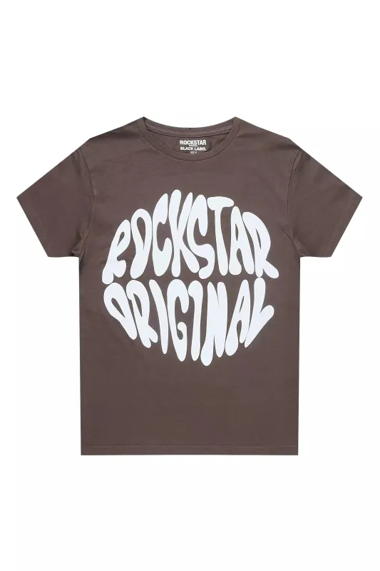 Boys Thierry Graphite/White Graphic T-Shirt sold by Rockstar Original