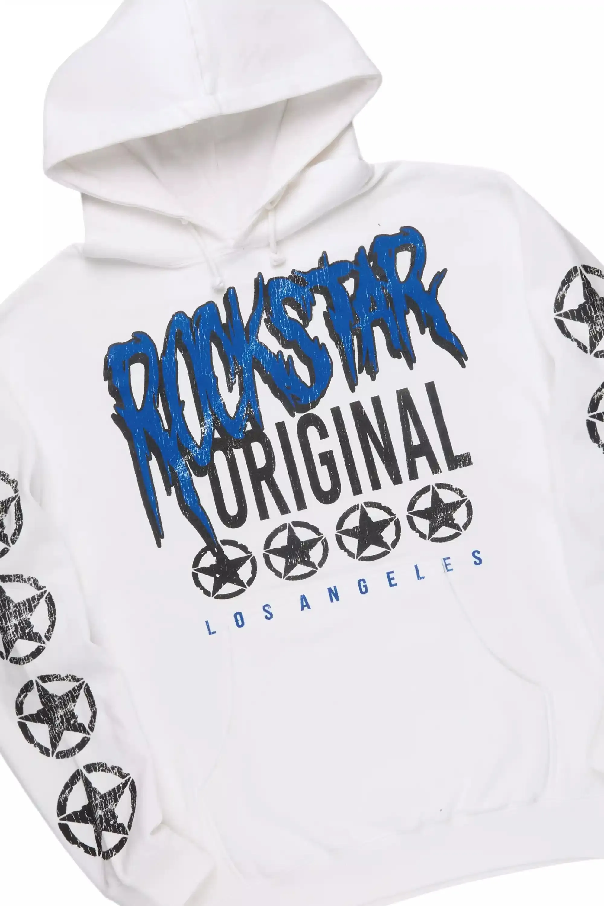 Wizzurd White/Royal Blue Hoodie Stacked Track Set sold by Rockstar Original product image thumbnail 2