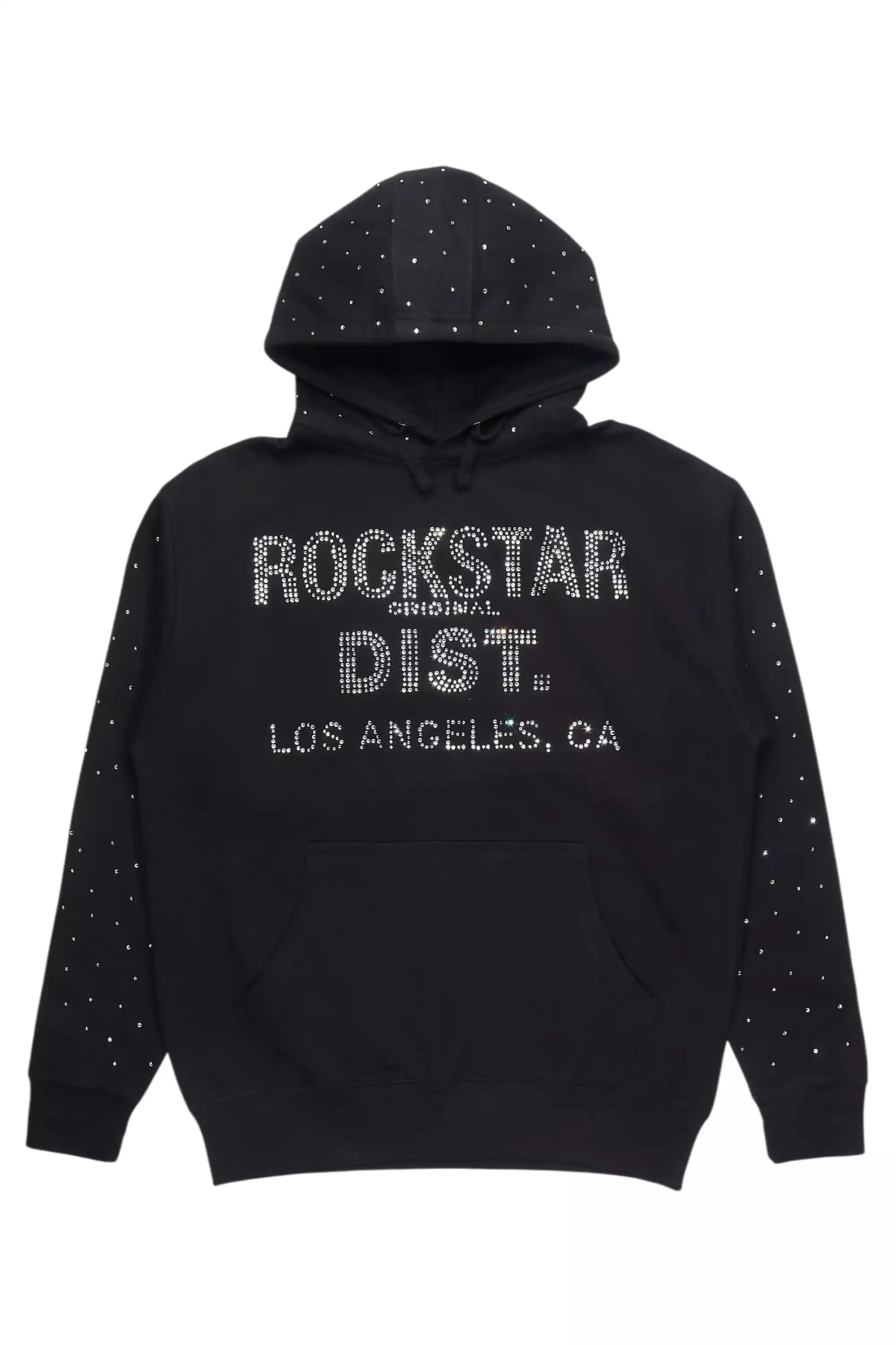 Aryka Black Rhinestone Hoodie sold by Rockstar Original