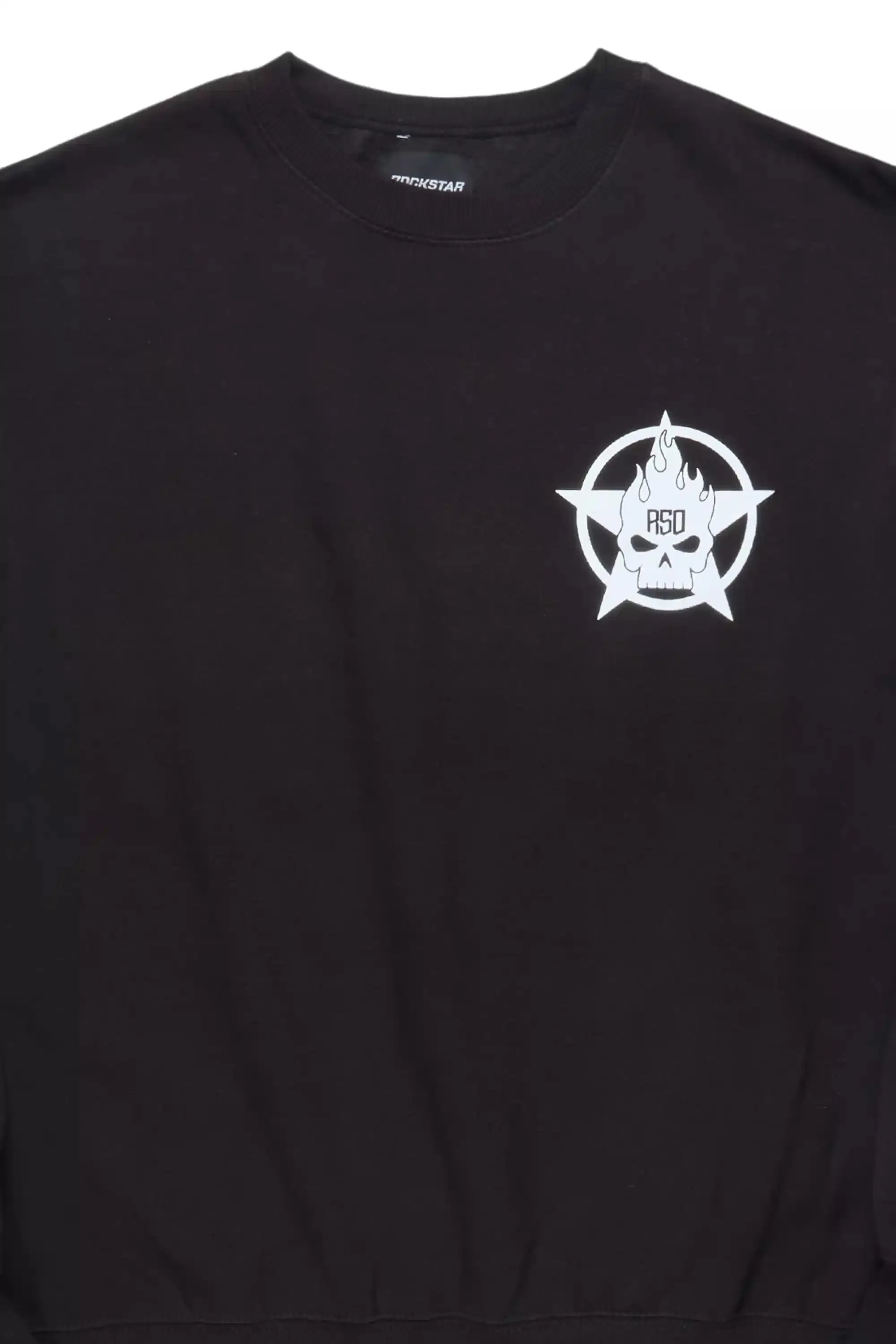 Keve Black/White Graphic Crewneck Sweatshirt sold by Rockstar Original product image thumbnail 2