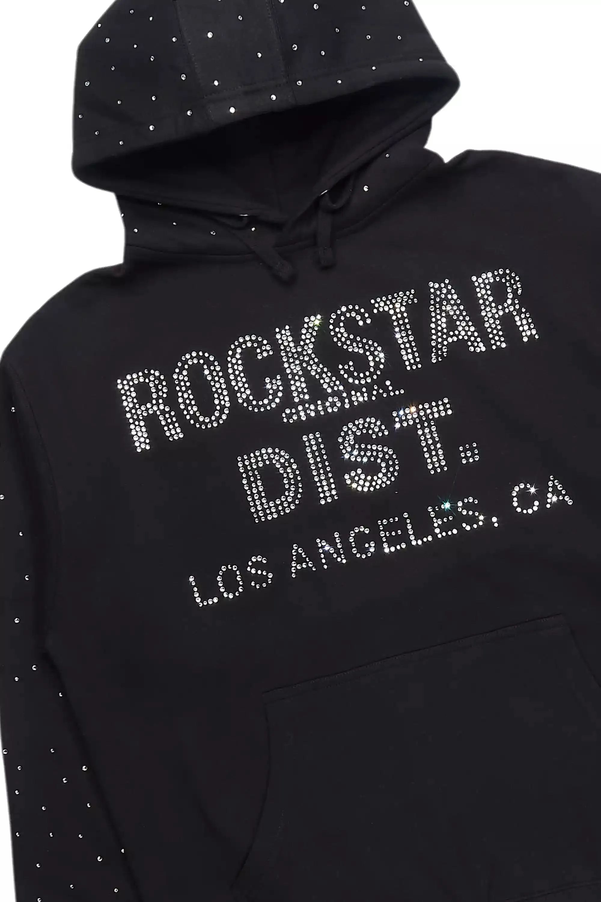 Thryll Black/Silver Rhinestone Graphic Hoodie sold by Rockstar Original product image thumbnail 2