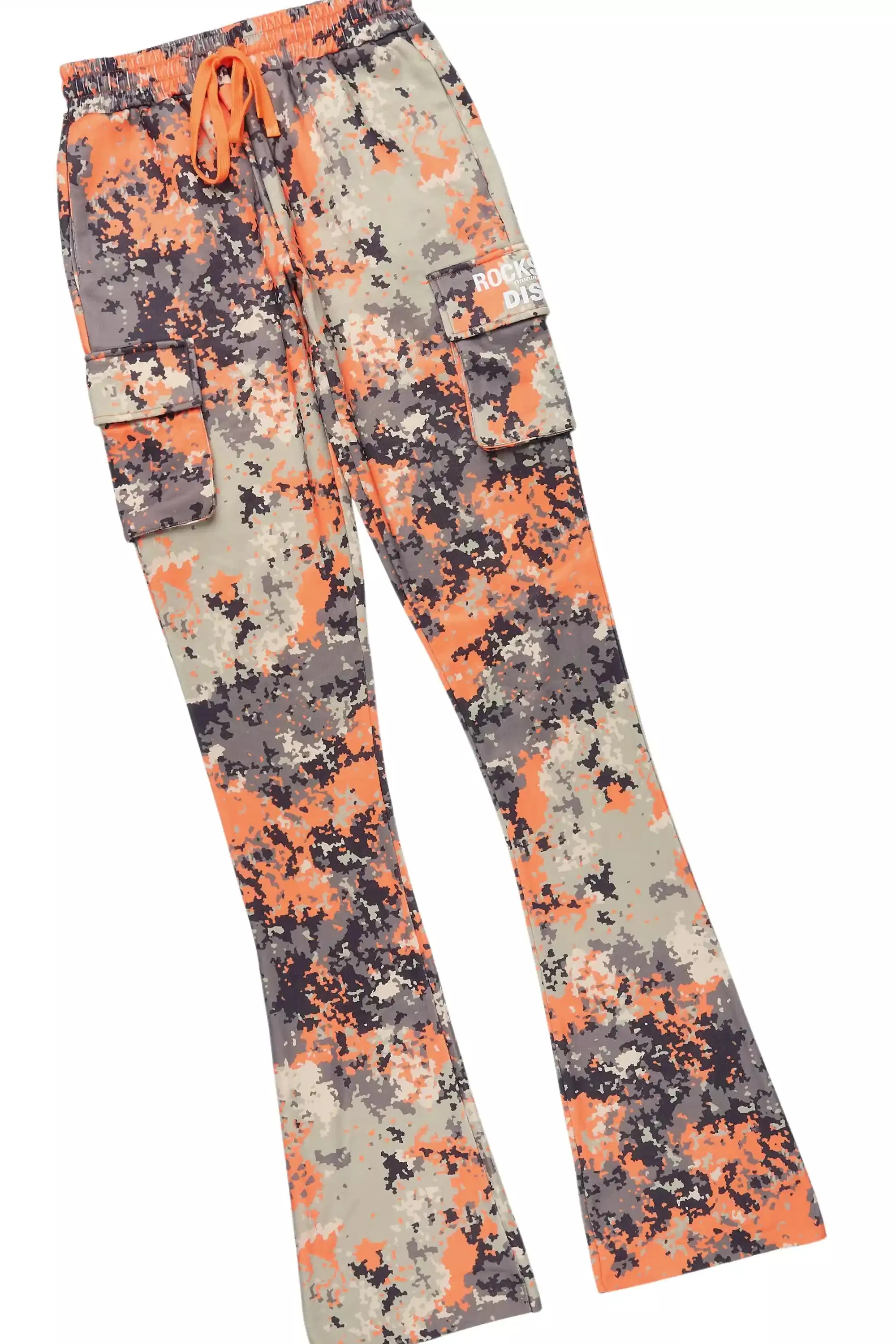 Tehjena Orange Digital Camo Stacked Trackset sold by Rockstar Original product image thumbnail 5