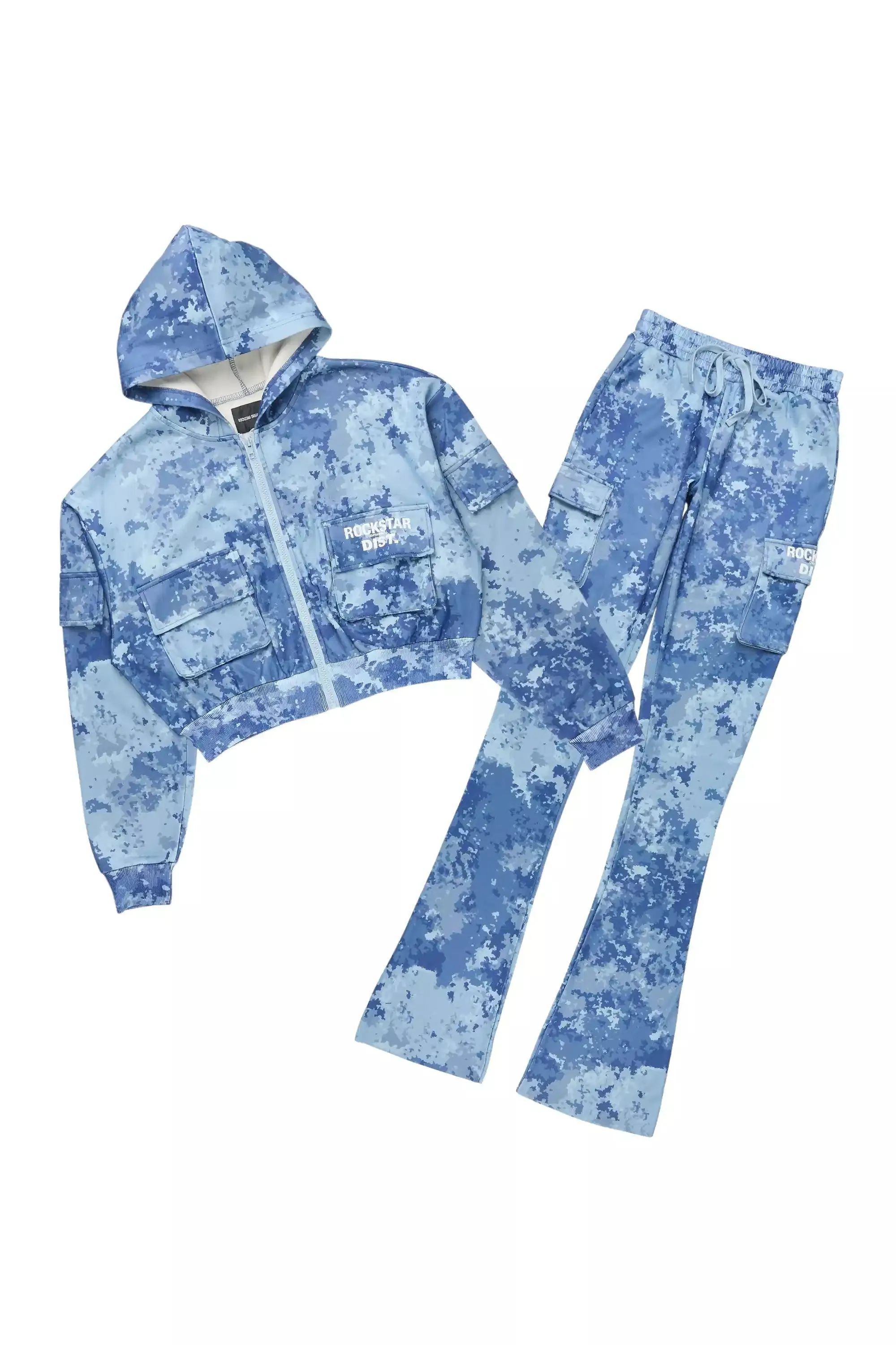 Tehjena Blue Digital Camo Stacked Trackset sold by Rockstar Original product image thumbnail 2