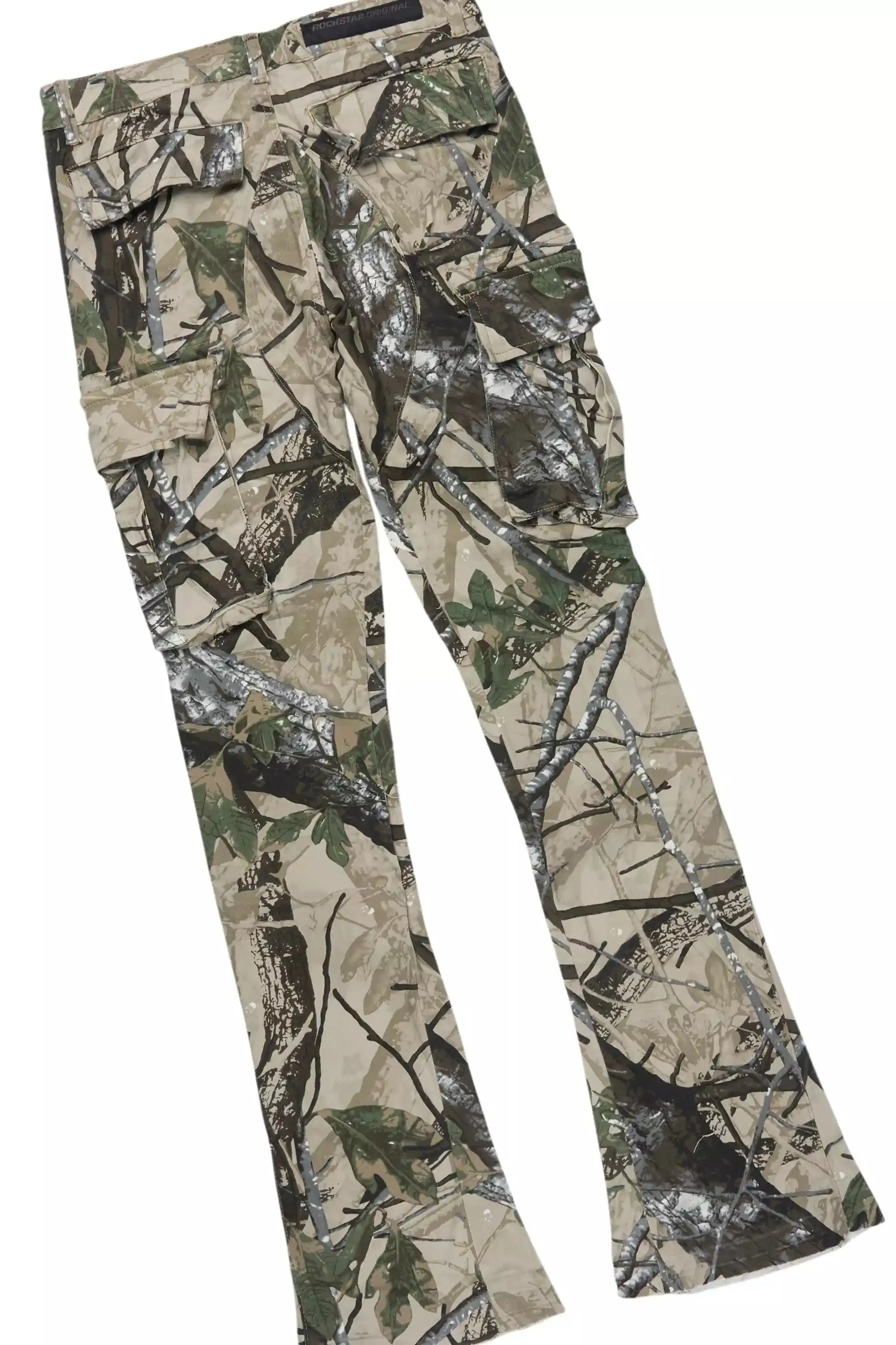 Amos White Camo T-Shirt/Stacked Flare Jean Bundle sold by Rockstar Original product image thumbnail 4