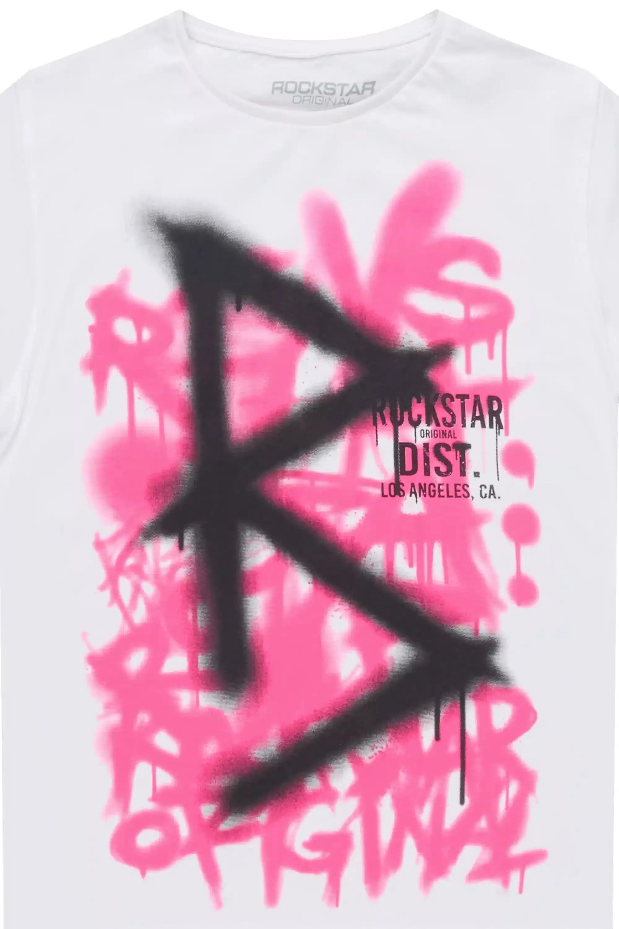 Girls Nahomy White Graphic T-Shirt sold by Rockstar Original product image thumbnail 2