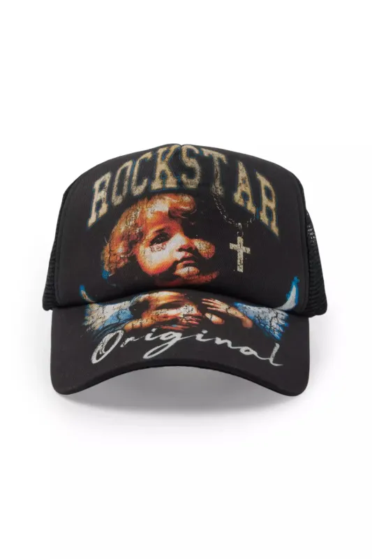 Juvala Black Trucker Hat sold by Rockstar Original