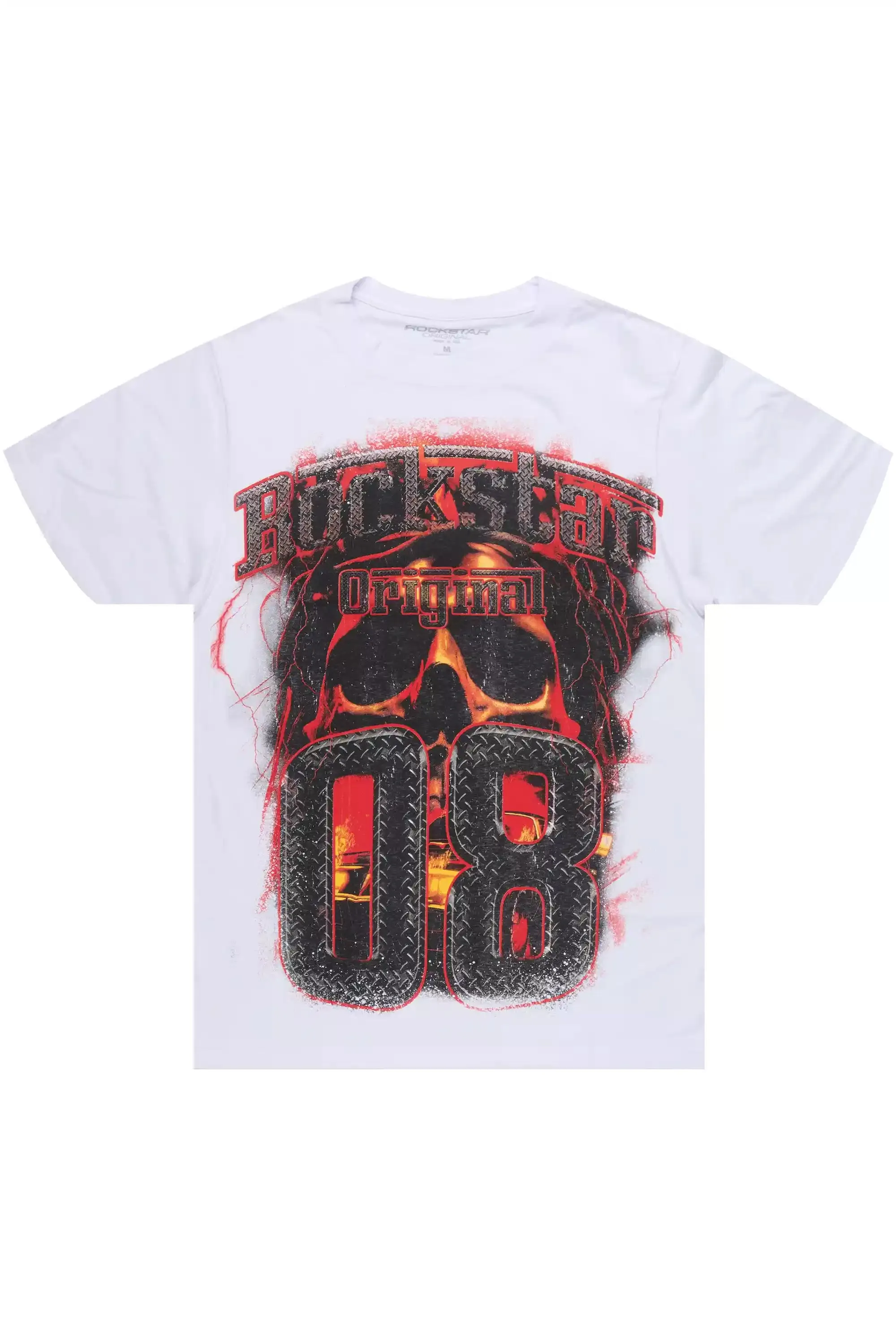 Kure White/Multi Oversized Graphic T-Shirt sold by Rockstar Original product image thumbnail 2