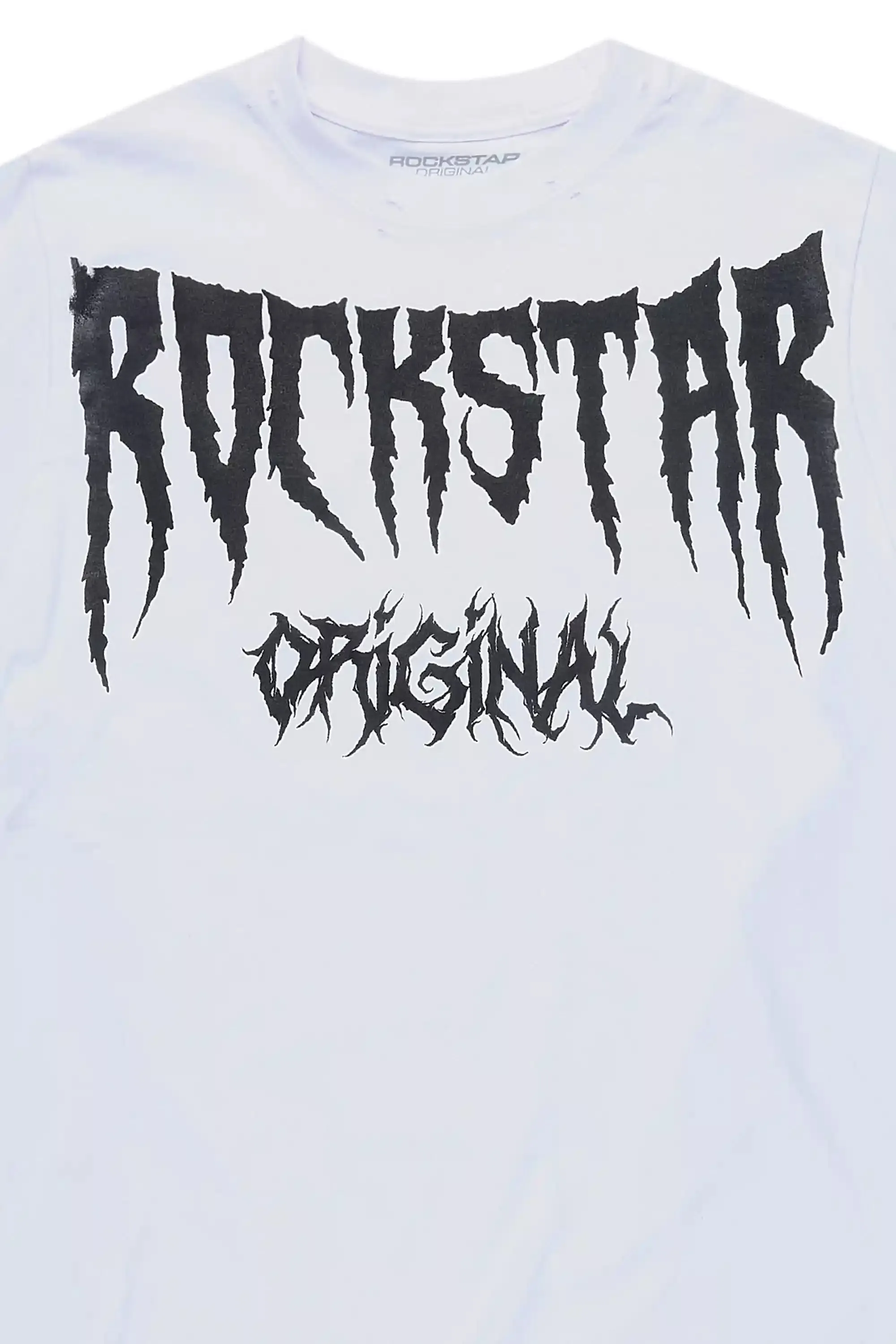 Andros White/Black Oversized Graphic T-Shirt sold by Rockstar Original product image thumbnail 2