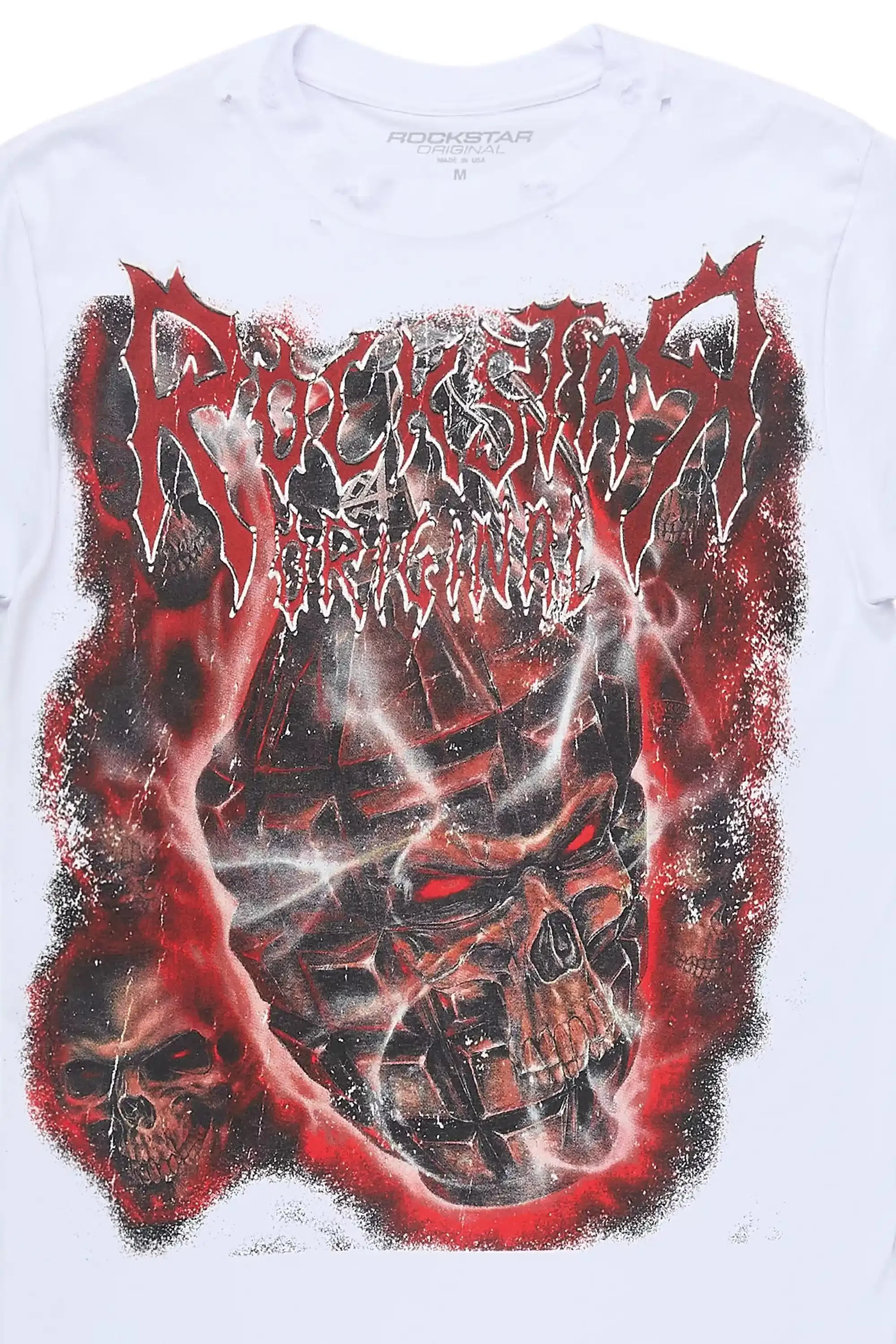 Torrez White/Multi Oversized Graphic T-Shirt sold by Rockstar Original product image thumbnail 2