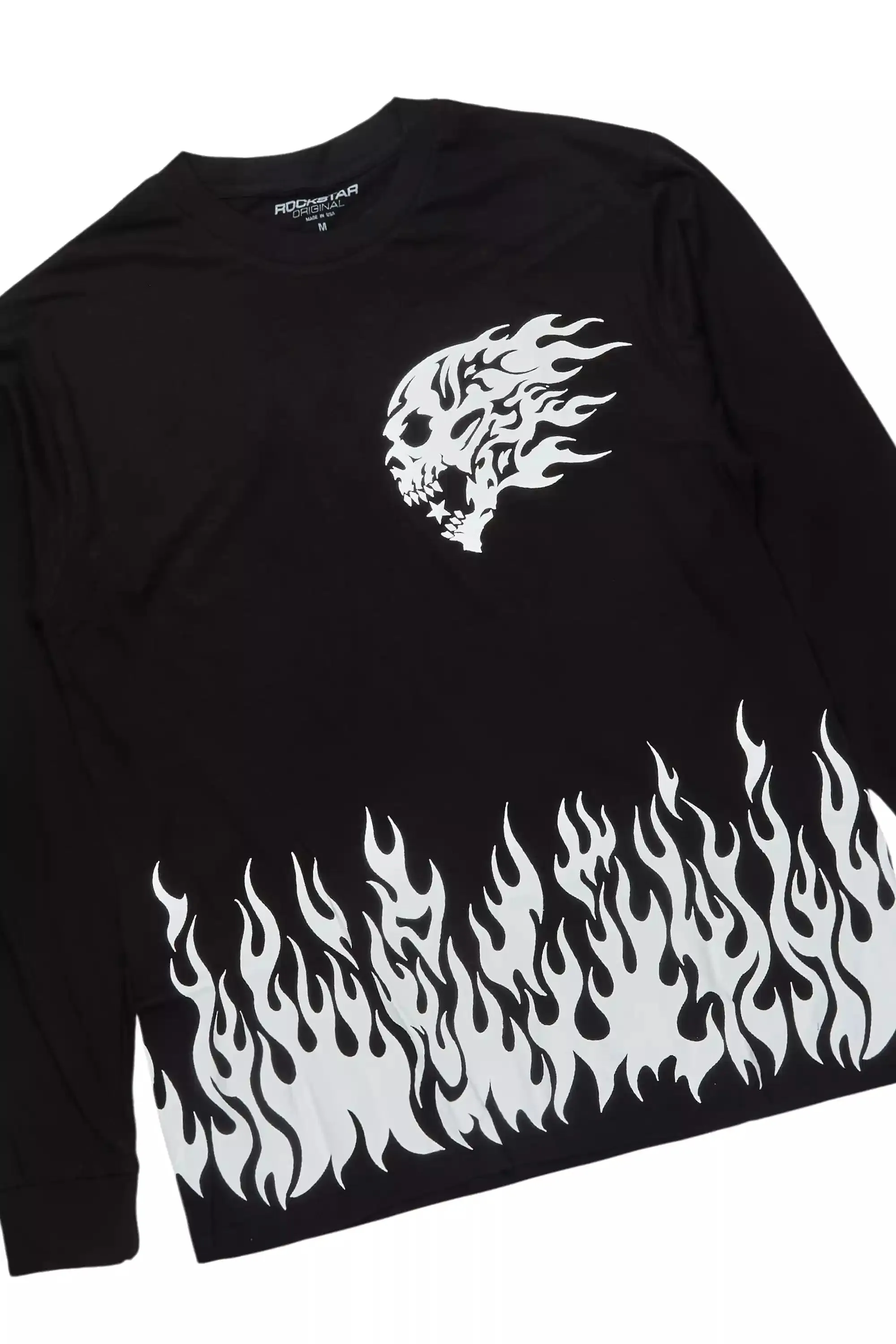 Bubble Black/White Long Sleeve T-Shirt/Short Set sold by Rockstar Original product image thumbnail 2