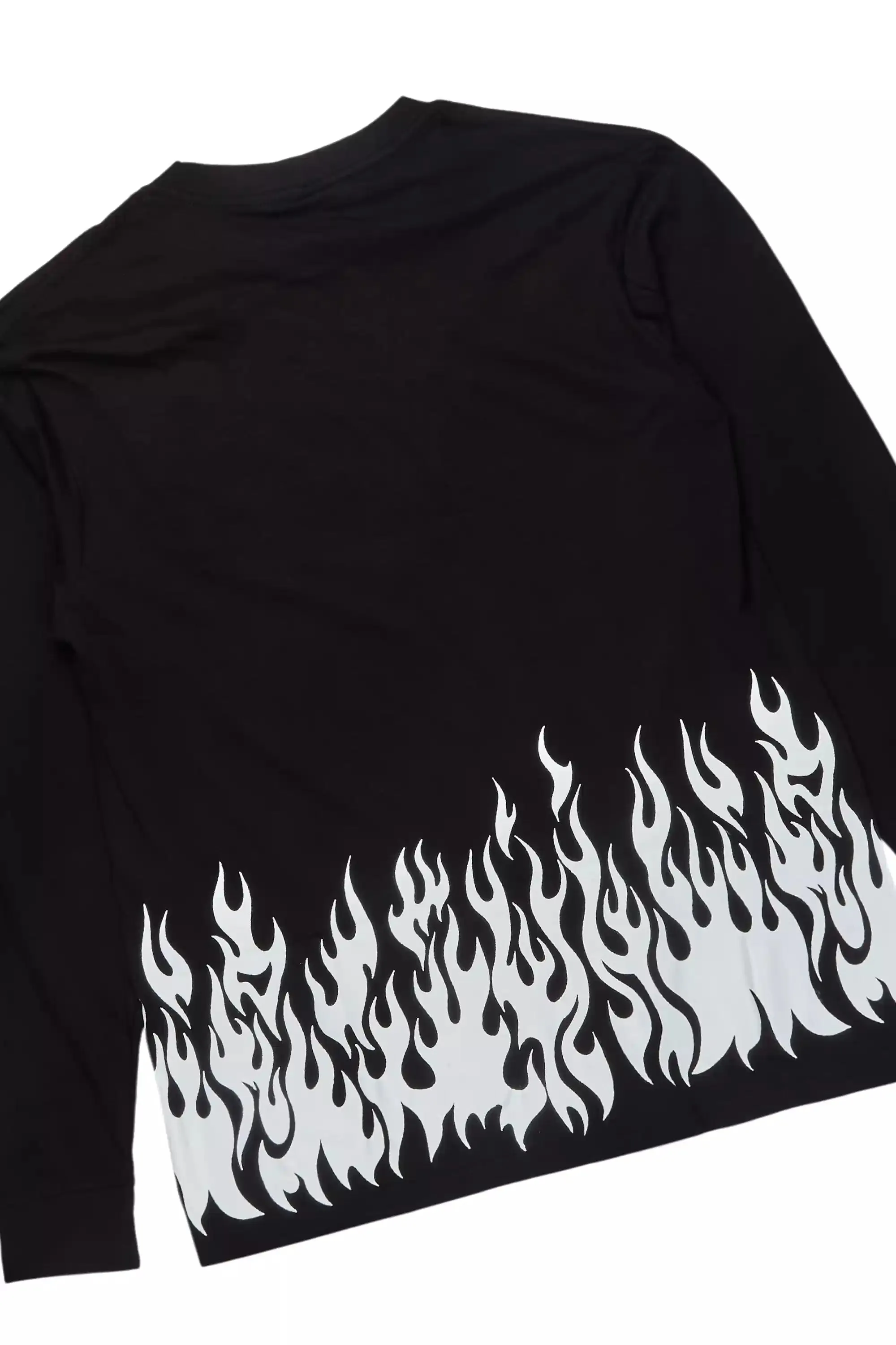 Bubble Black/White Long Sleeve T-Shirt/Short Set sold by Rockstar Original product image thumbnail 3