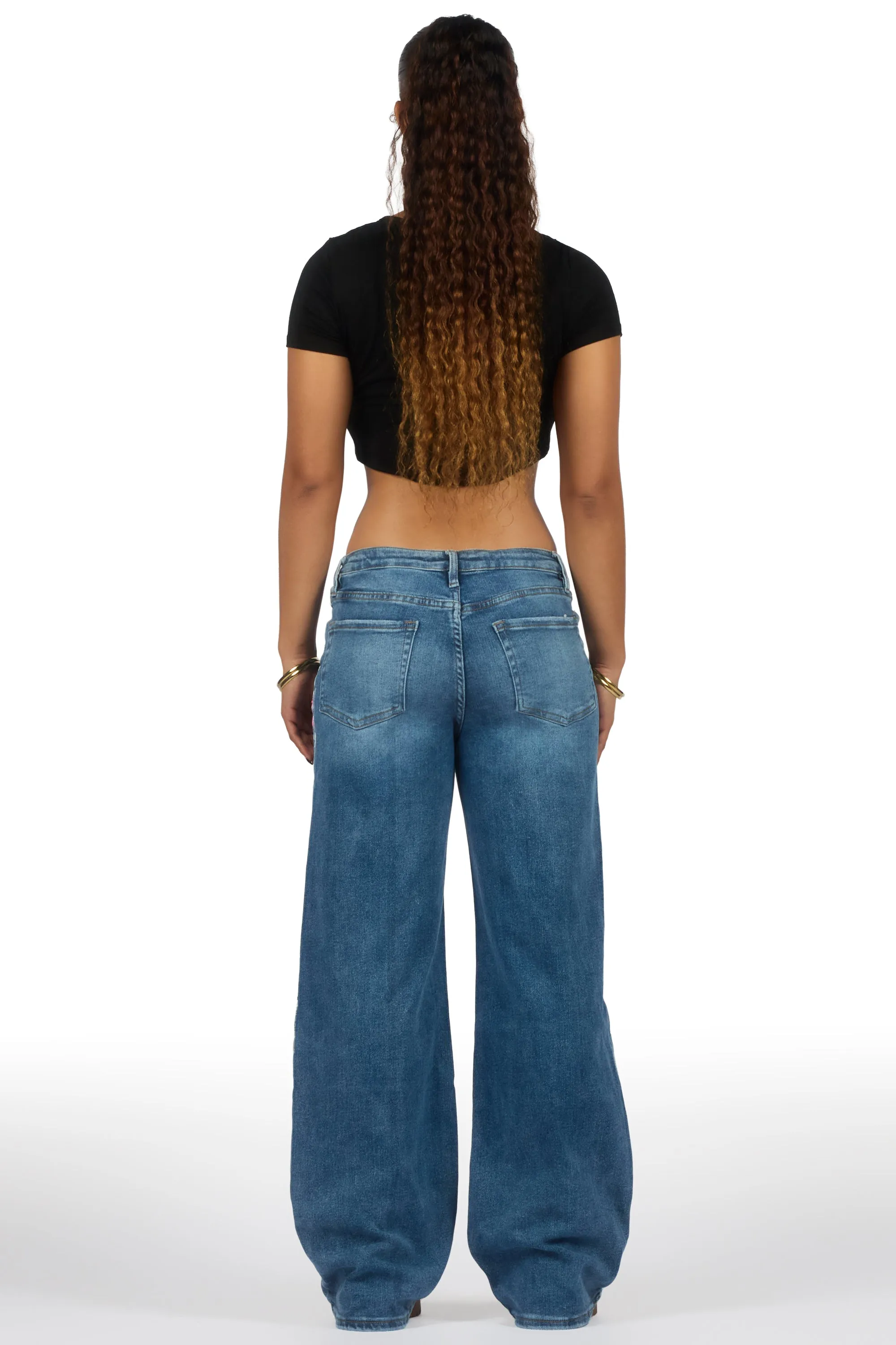 Demetria Med. Wash Painted Baggy Jean sold by Rockstar Original product image thumbnail 5