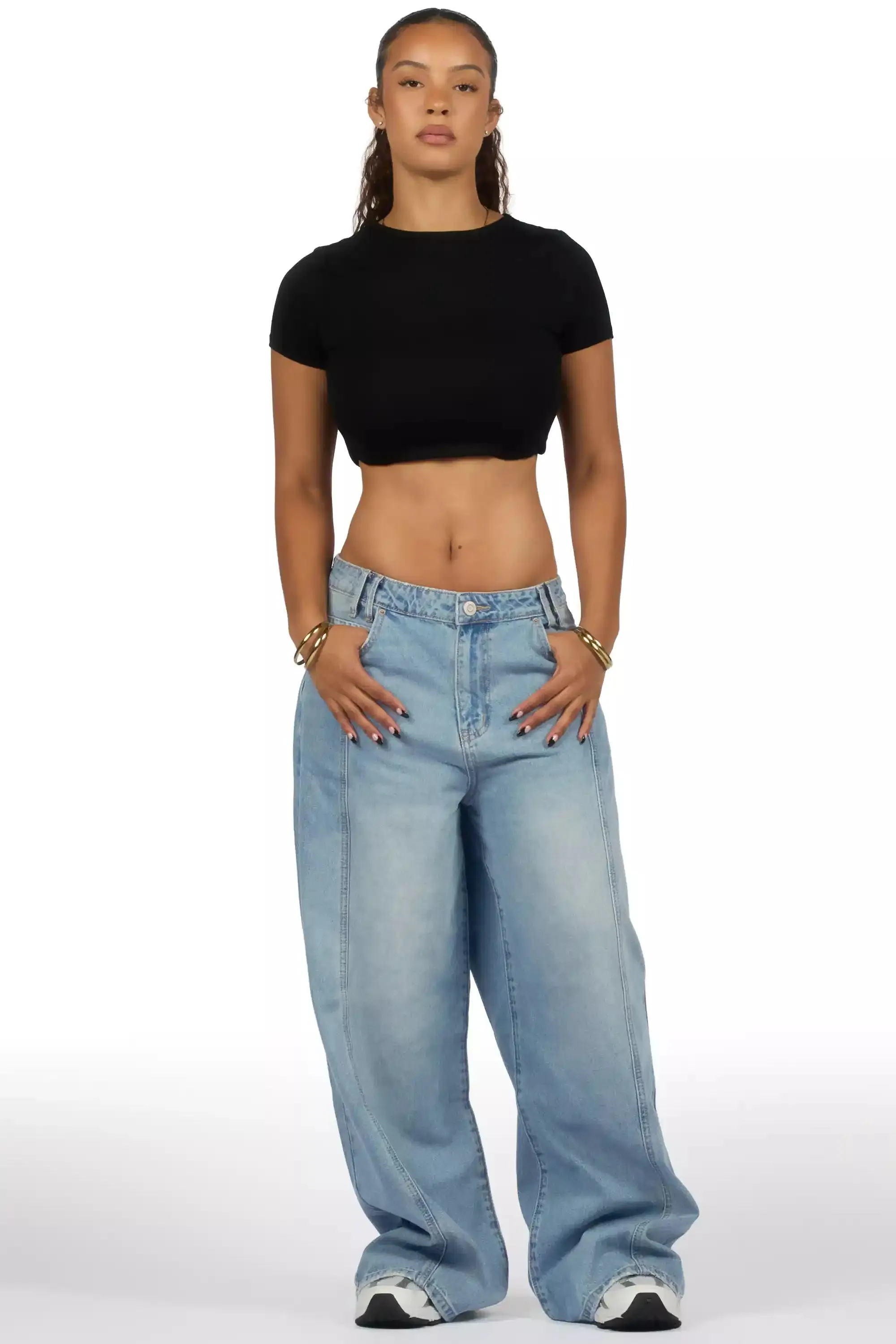 Letitia Med. Wash Extra Baggy Jean sold by Rockstar Original product image thumbnail 3