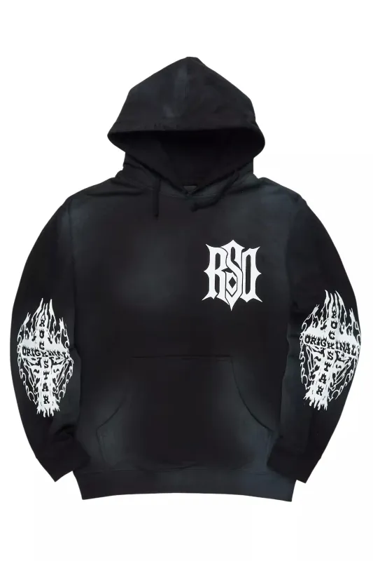 Sebrina Black Graphic Hoodie sold by Rockstar Original