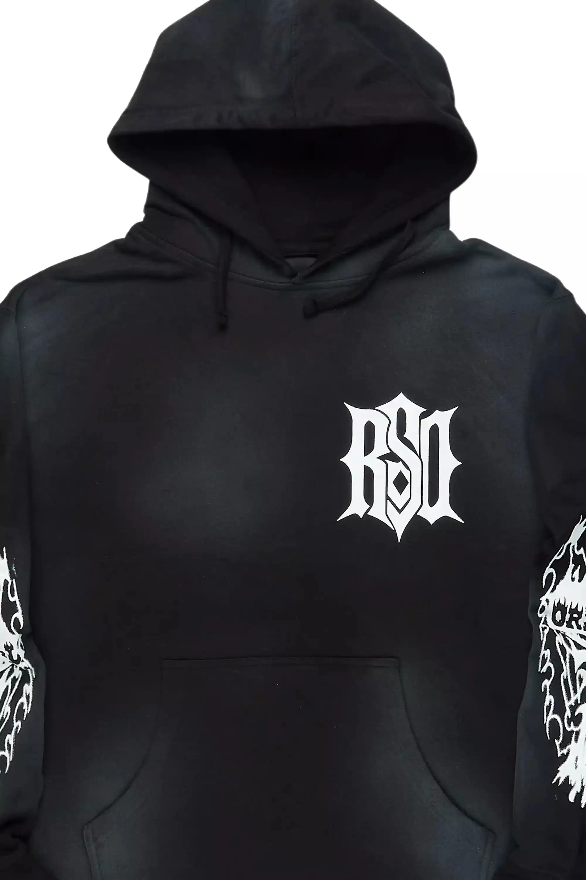 Lyrex Black/White Graphic Hoodie sold by Rockstar Original product image thumbnail 5