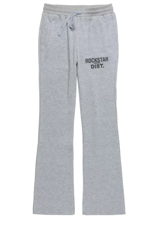 Girls Juliana Grey Stacked Flare Pant sold by Rockstar Original