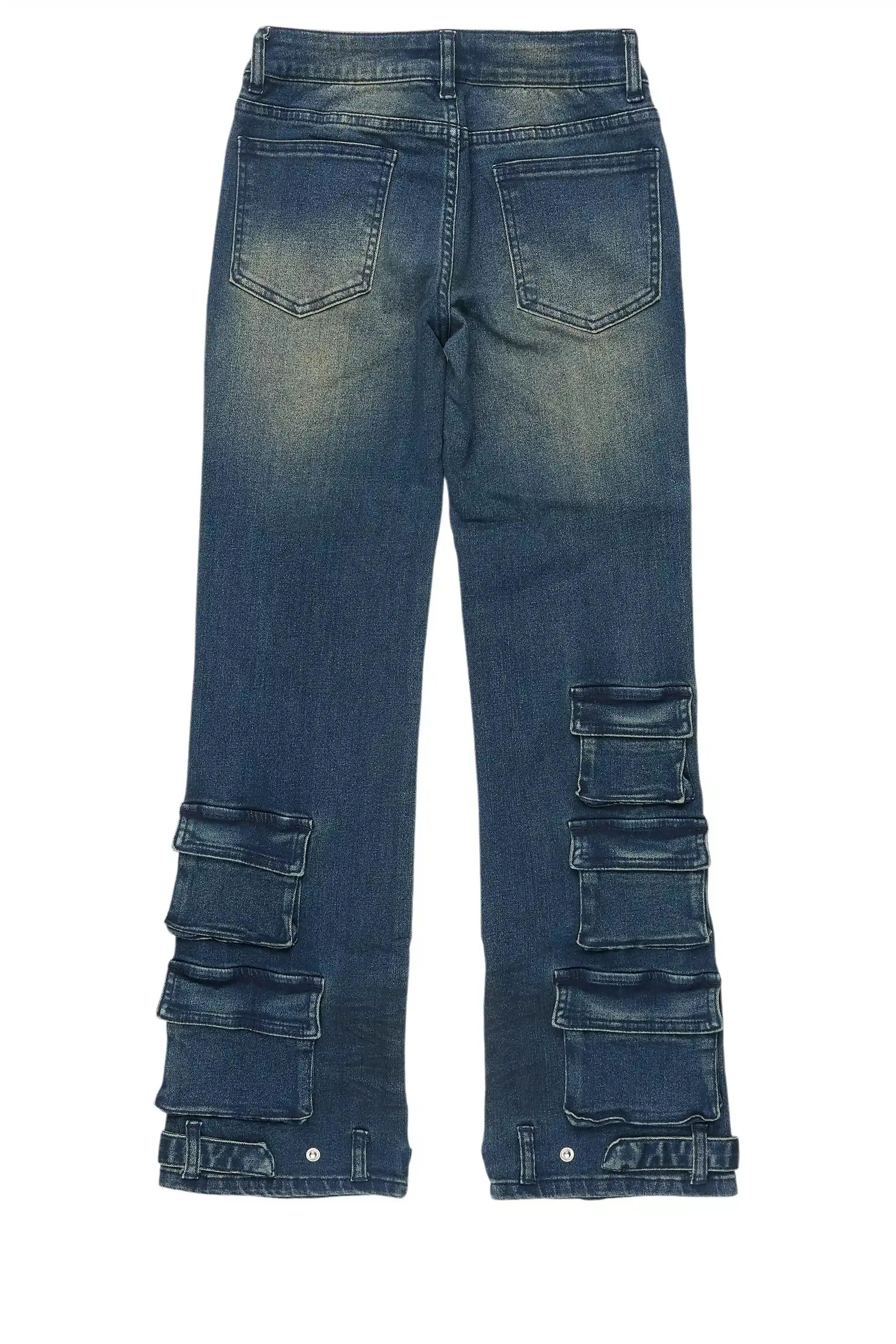 Girls Jaziya Dark Wash Stacked Jean sold by Rockstar Original product image thumbnail 3