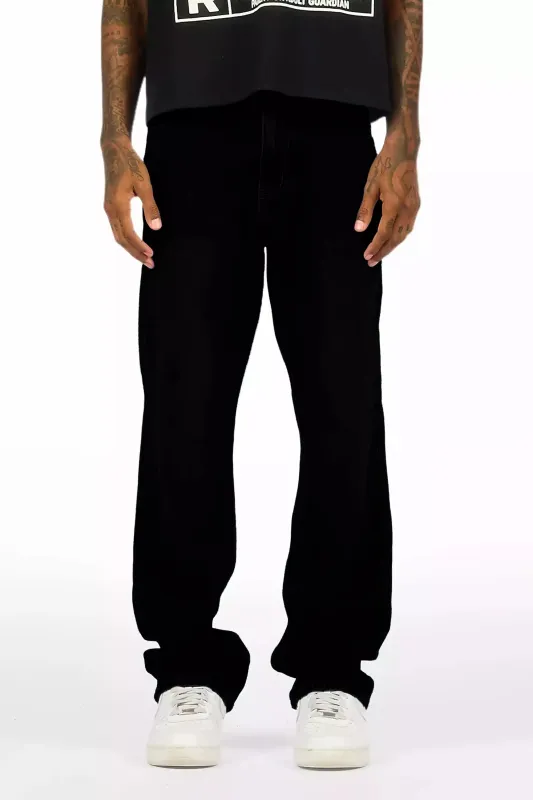 Basik Jet Black Baggy Jean sold by Rockstar Original