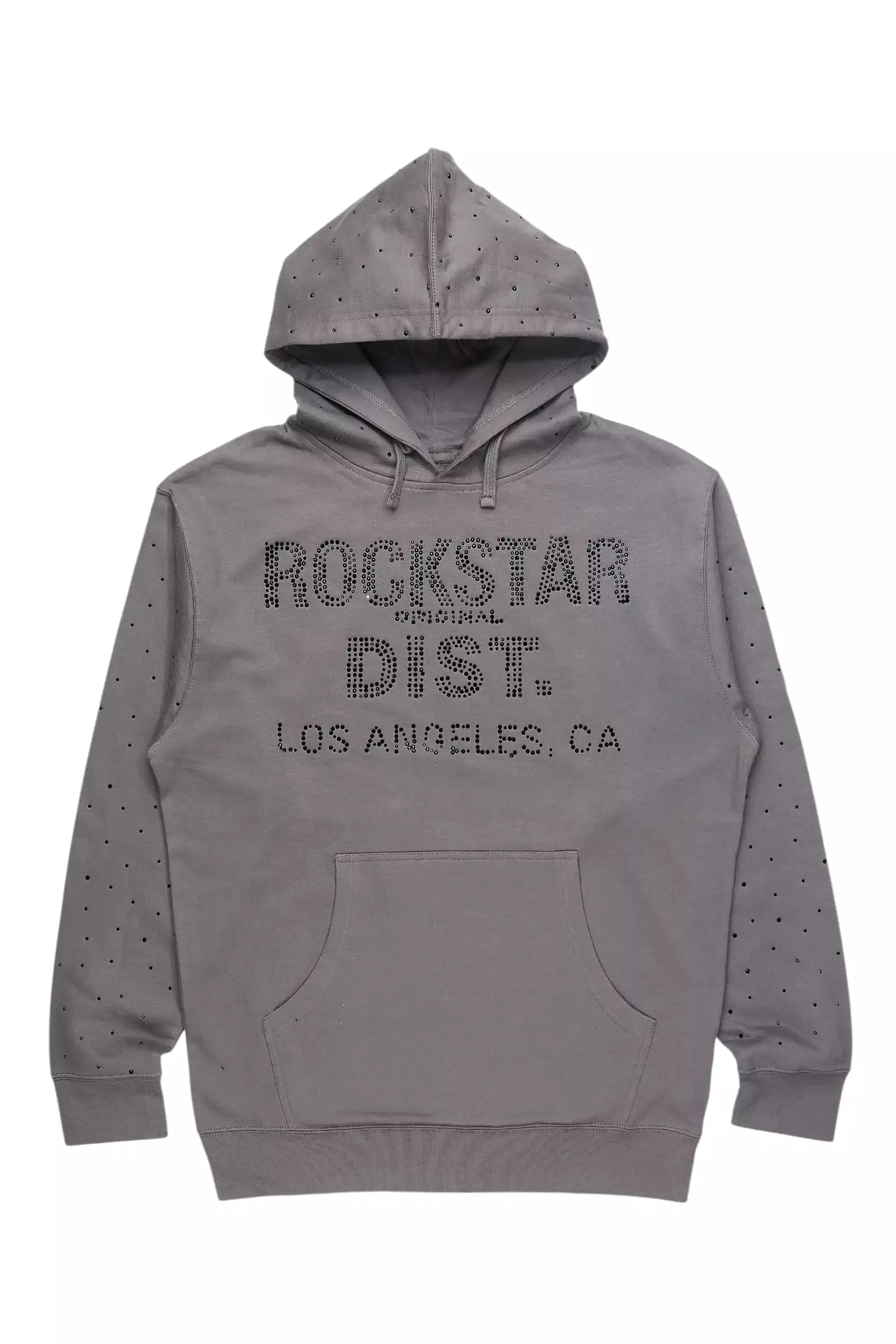 Aryka Heather Grey Rhinestone Hoodie sold by Rockstar Original
