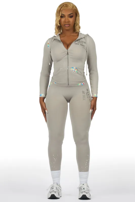 Kelci Light Grey Painted Active Set sold by Rockstar Original