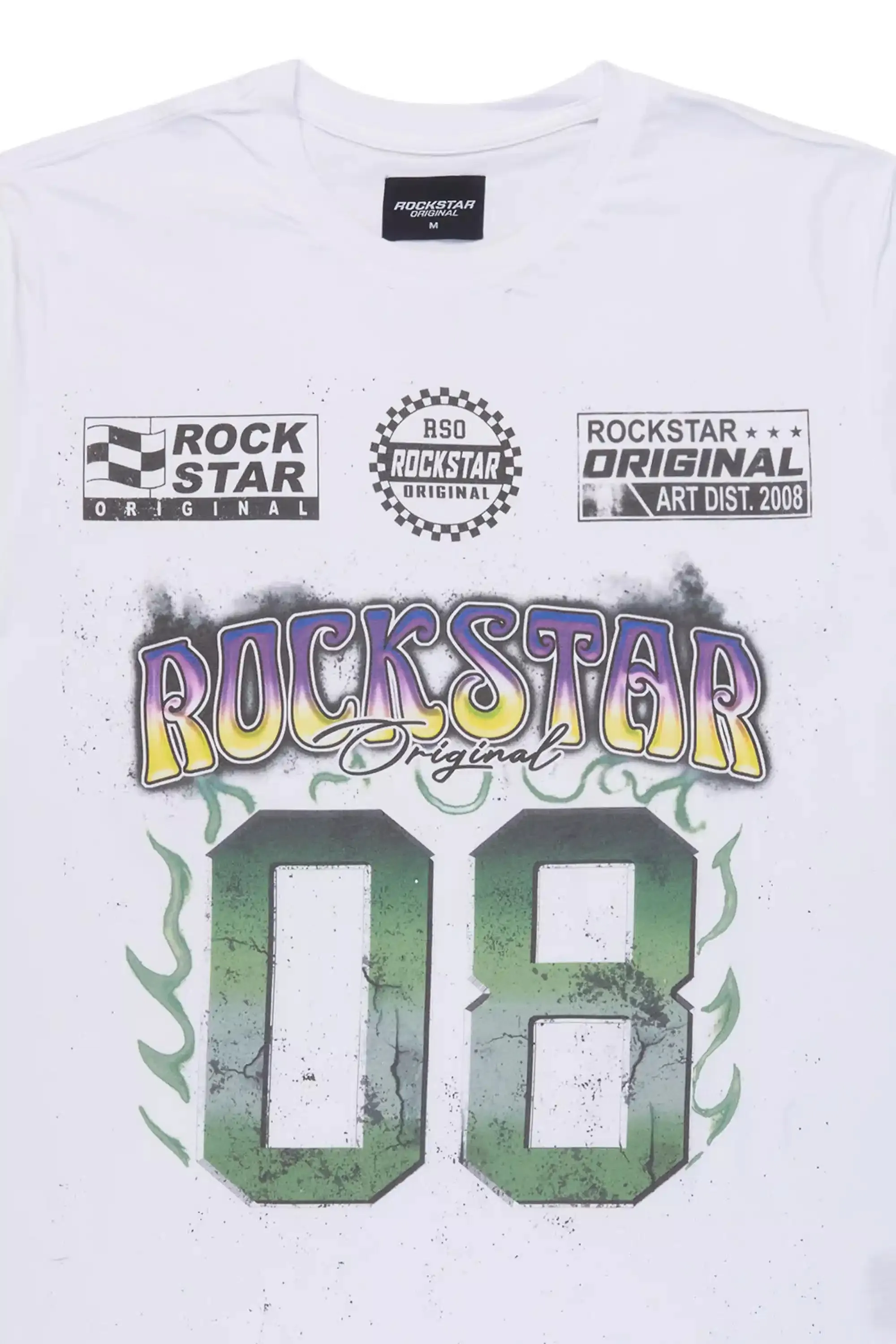 Quito White Graphic Oversized T-Shirt sold by Rockstar Original product image thumbnail 2