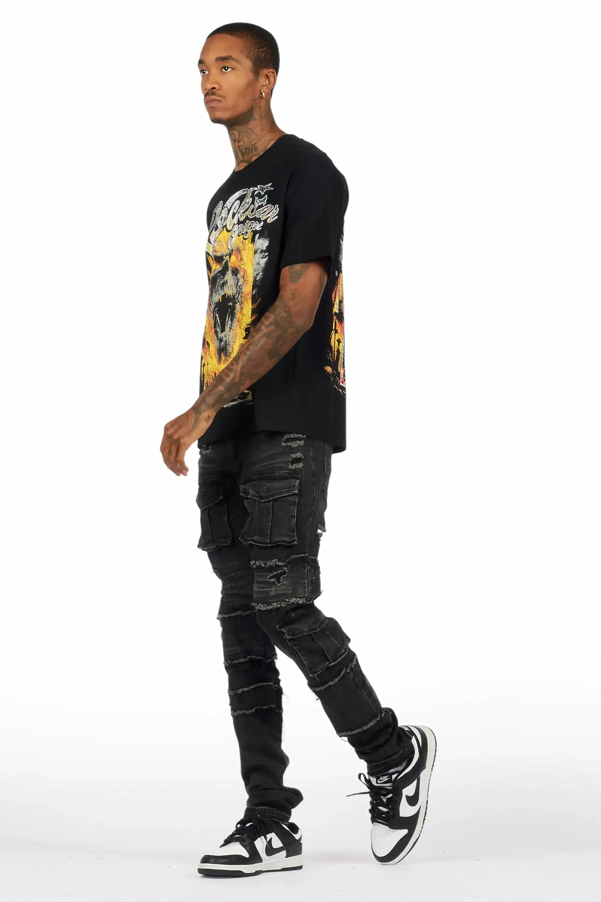 Folant Dark Grey Skinny Fit Jean sold by Rockstar Original product image thumbnail 5