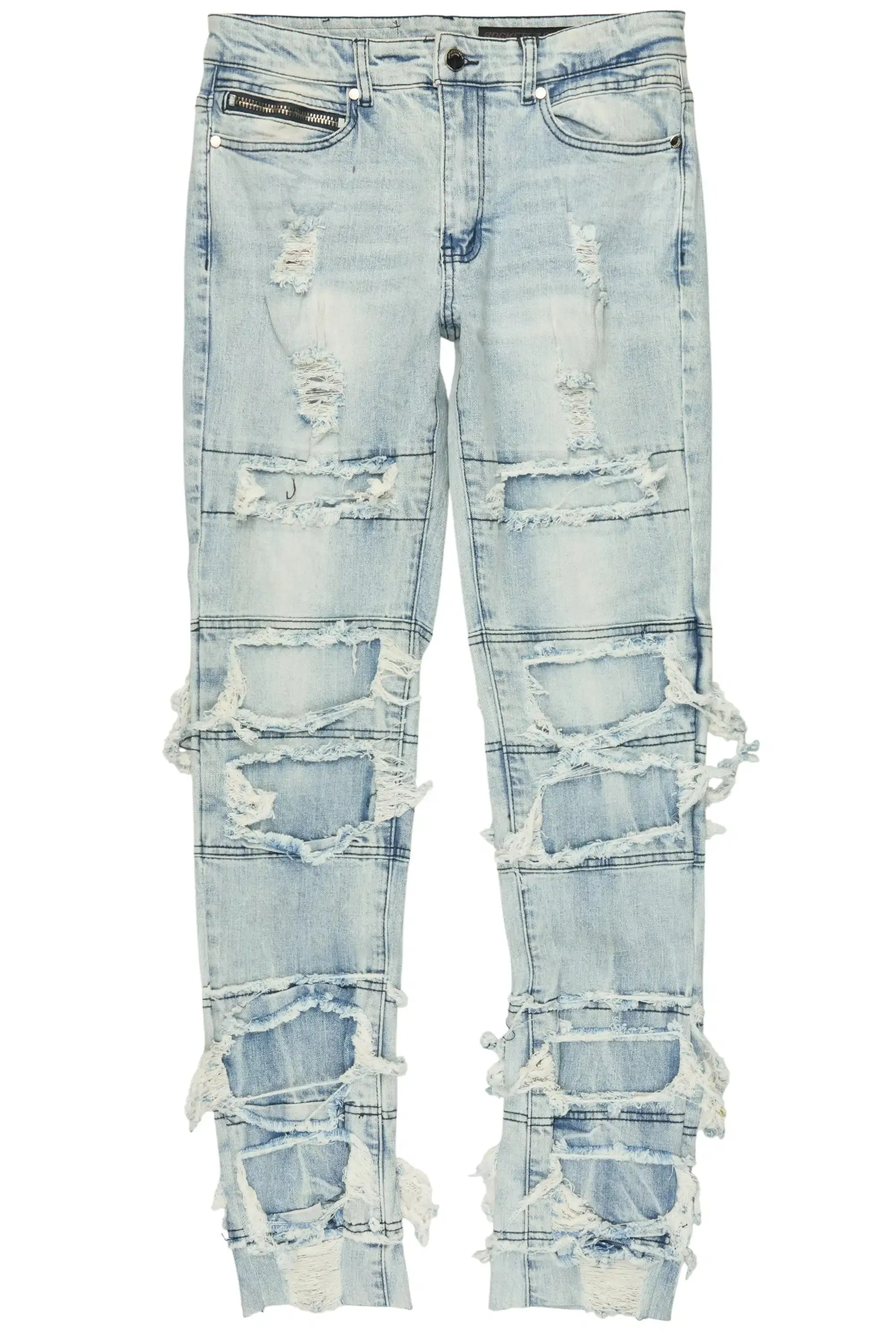 Vasco Light Blue Skinny Fit Jean sold by Rockstar Original product image thumbnail 2