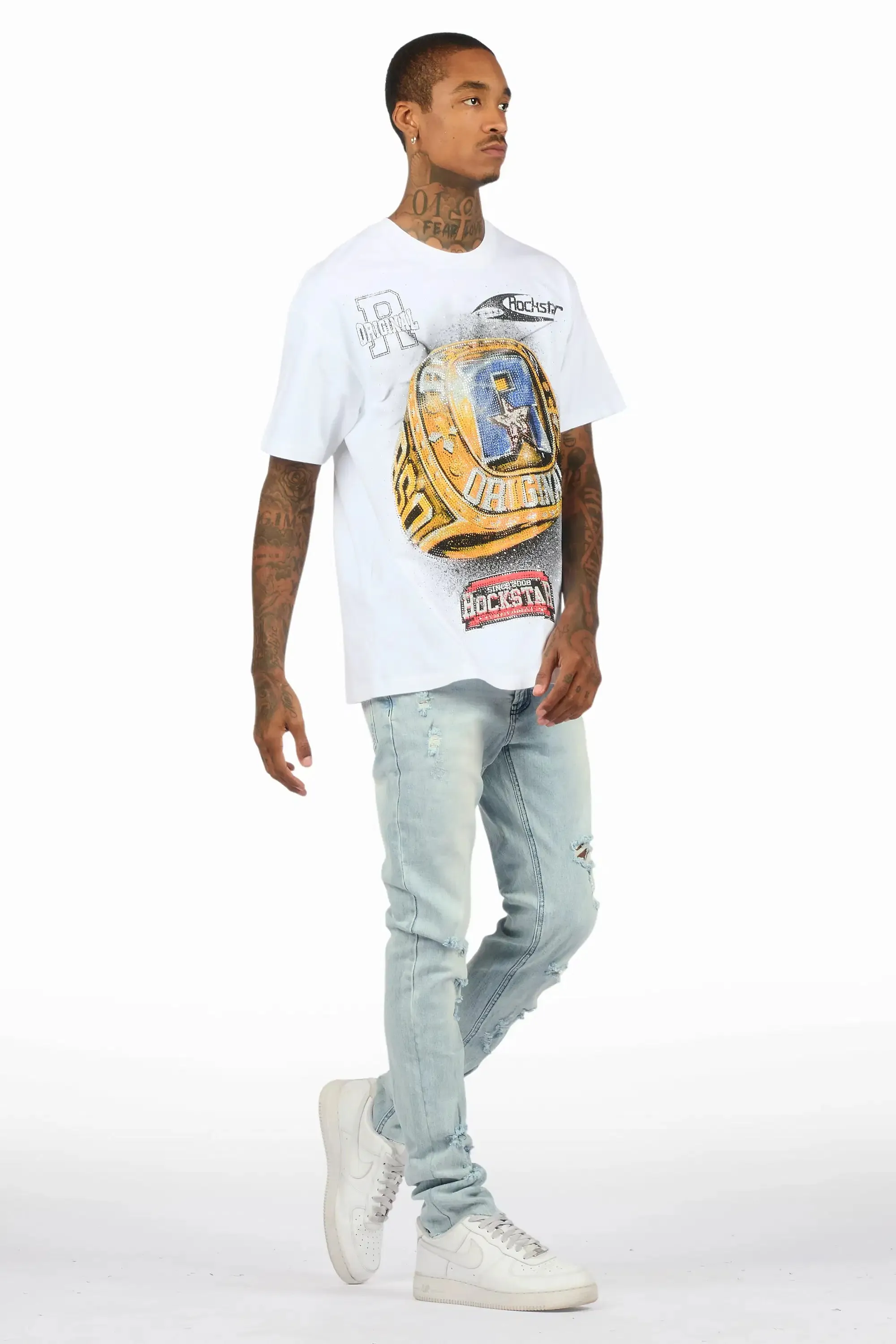 Stellan Blue Super Skinny Fit Jean sold by Rockstar Original product image thumbnail 4