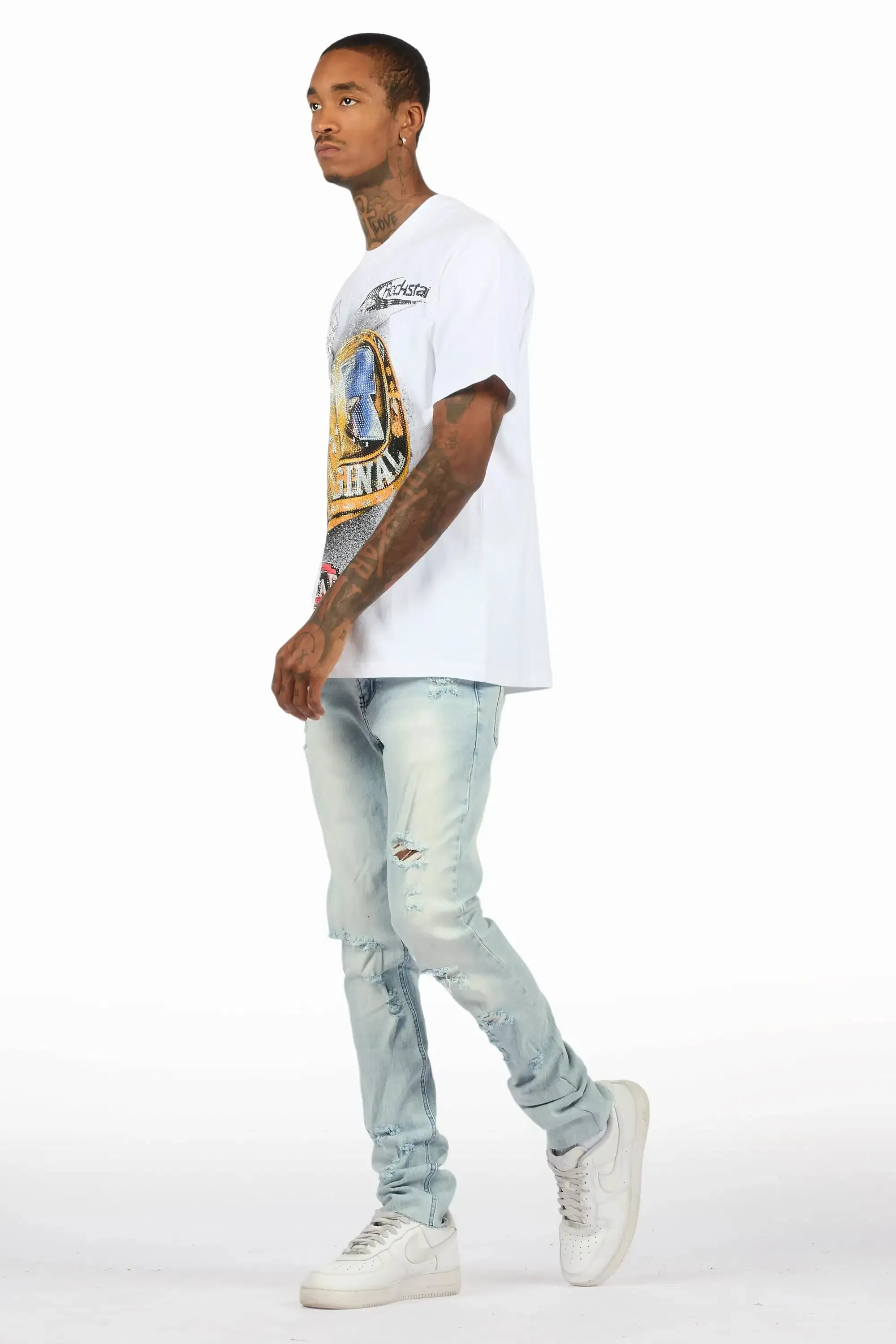 Stellan Blue Super Skinny Fit Jean sold by Rockstar Original product image thumbnail 5