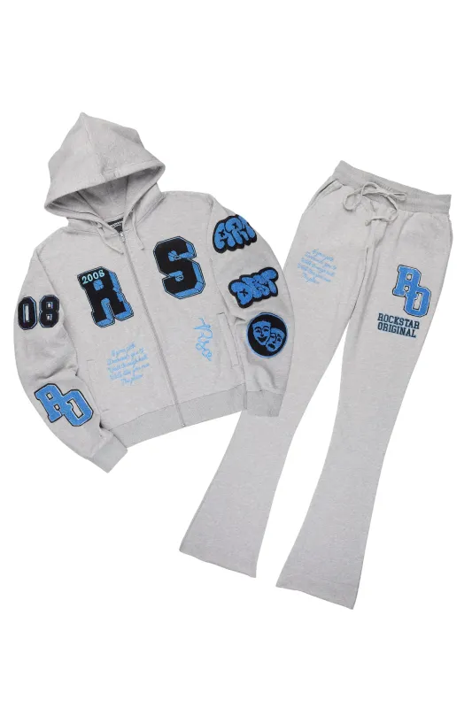Leslee Heather Grey Super Stacked Trackset sold by Rockstar Original