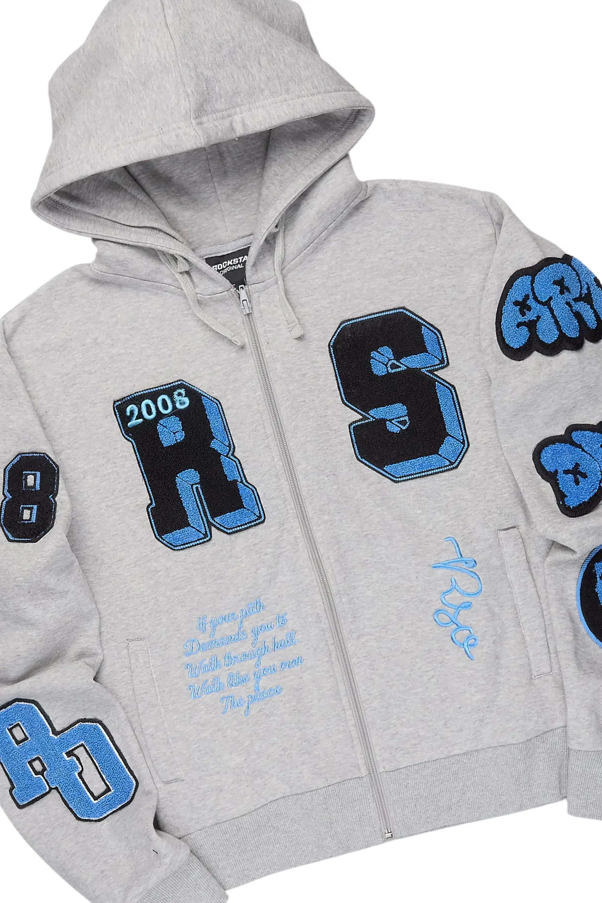 Leslee Heather Grey Super Stacked Trackset sold by Rockstar Original product image thumbnail 2