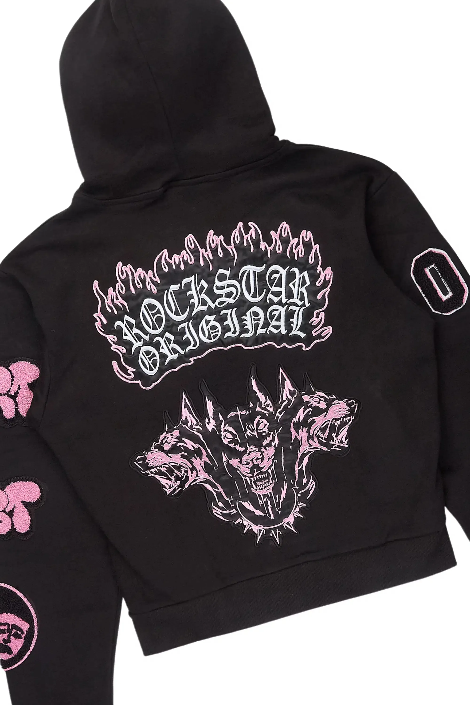 Leslee Black/Pink Super Stacked Trackset sold by Rockstar Original product image thumbnail 3