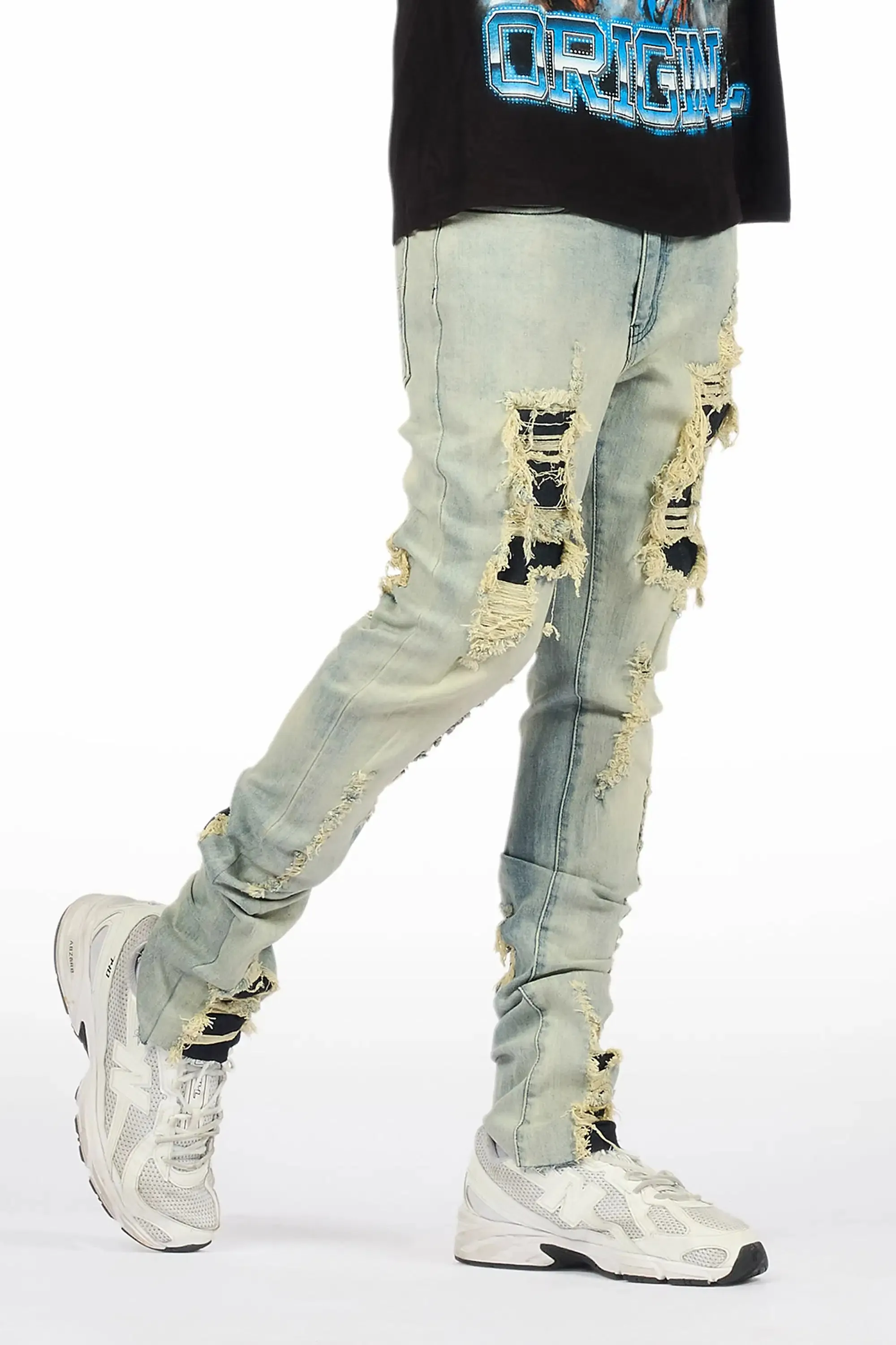 Fateh Light Blue Skinny Fit Jean sold by Rockstar Original