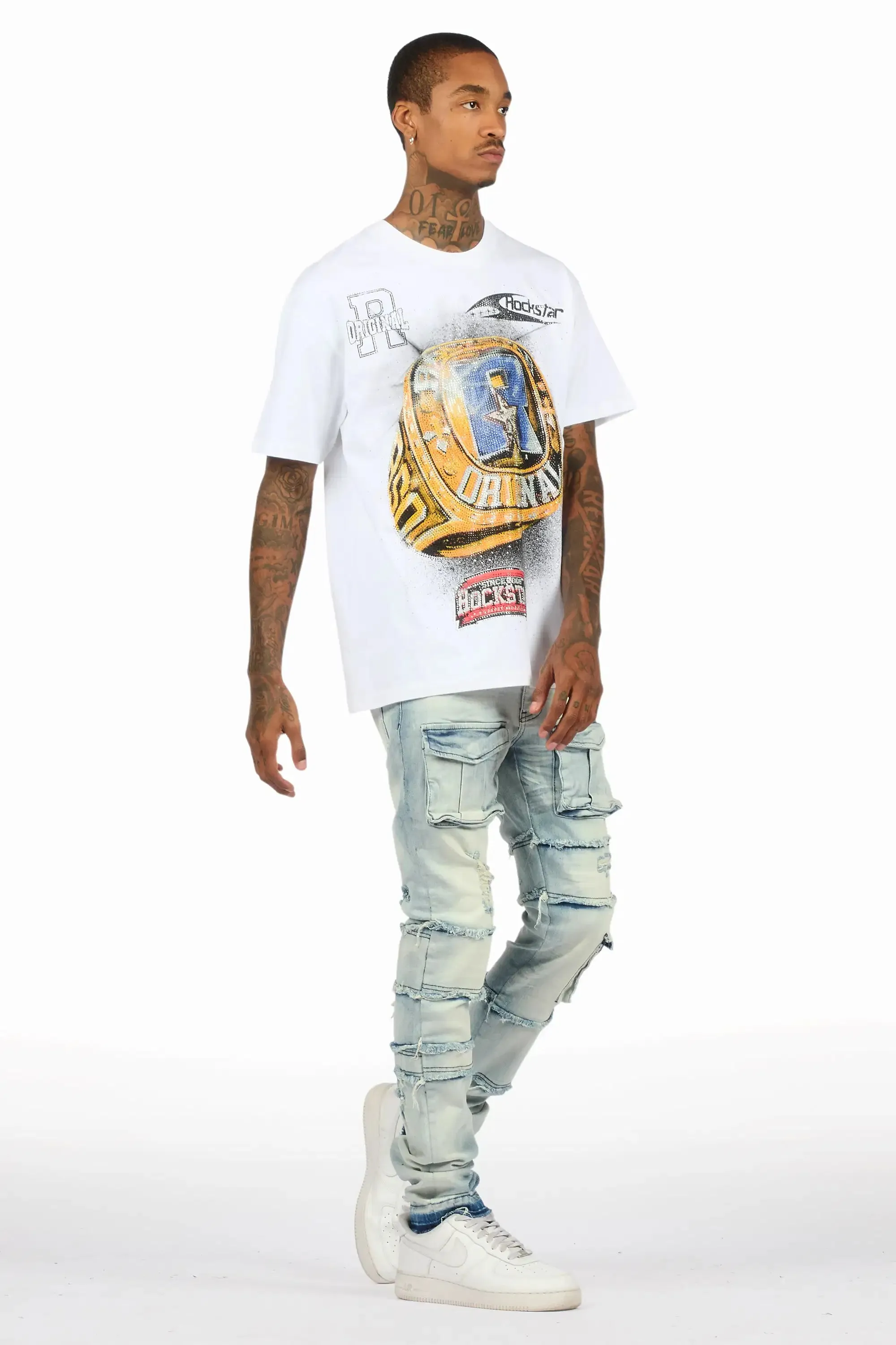 Folant Light Blue Skinny Fit Jean sold by Rockstar Original product image thumbnail 4