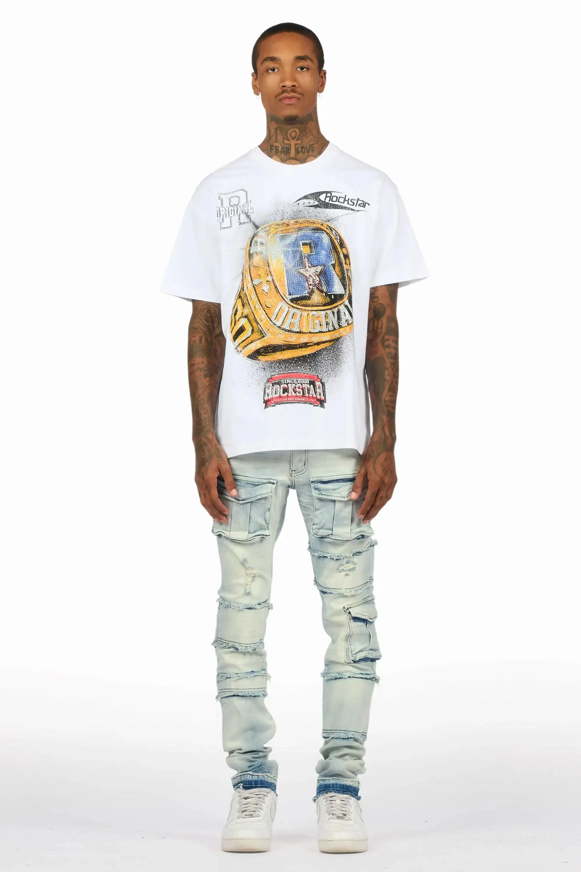 Folant Light Blue Skinny Fit Jean sold by Rockstar Original product image thumbnail 3