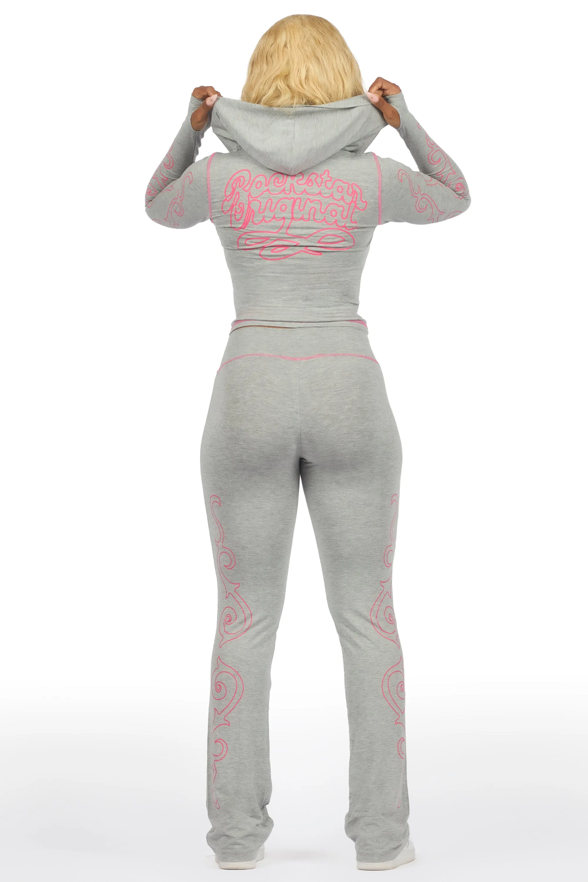 Michelle Grey Lounge Trackset sold by Rockstar Original product image thumbnail 4