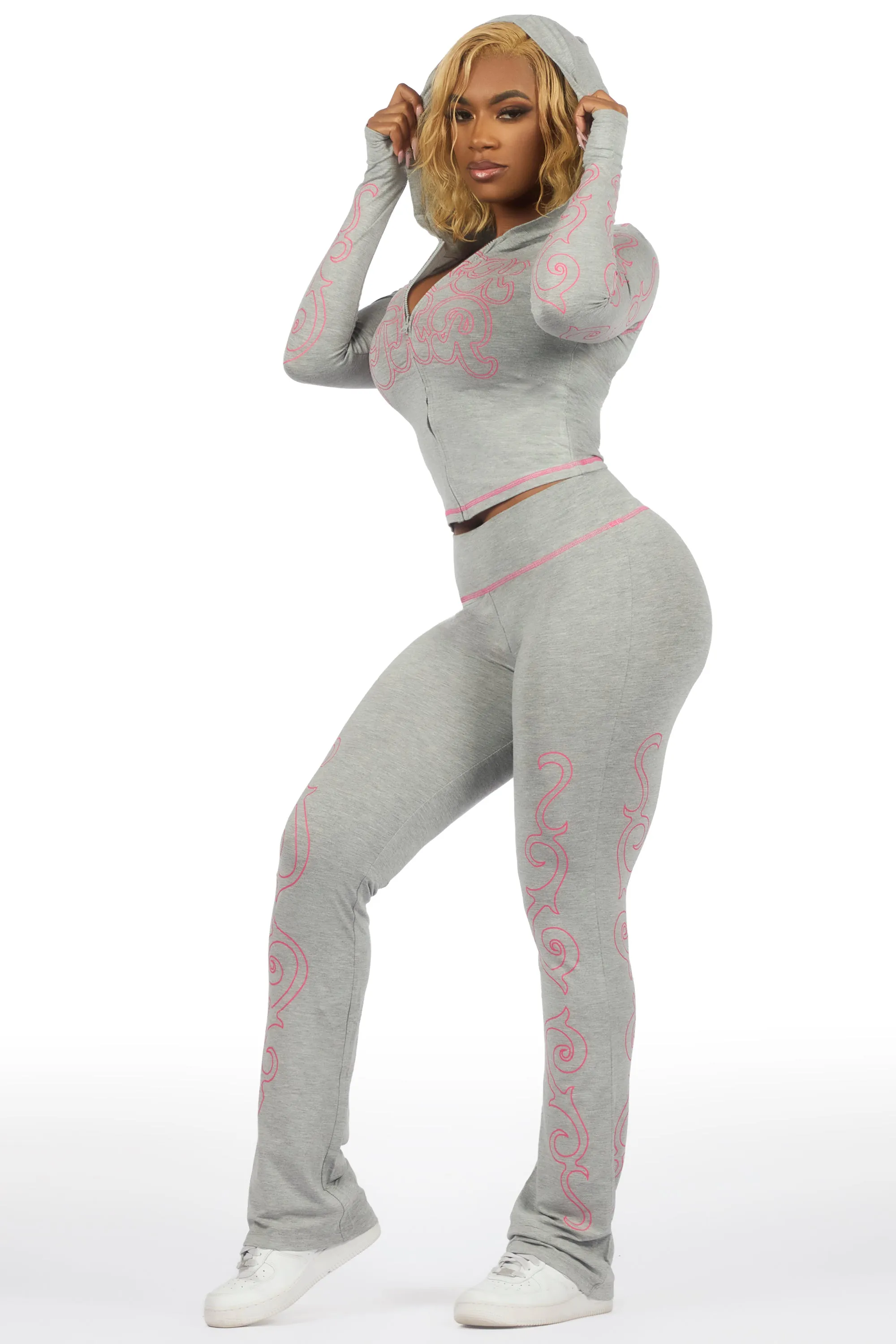 Michelle Grey Lounge Trackset sold by Rockstar Original product image thumbnail 2